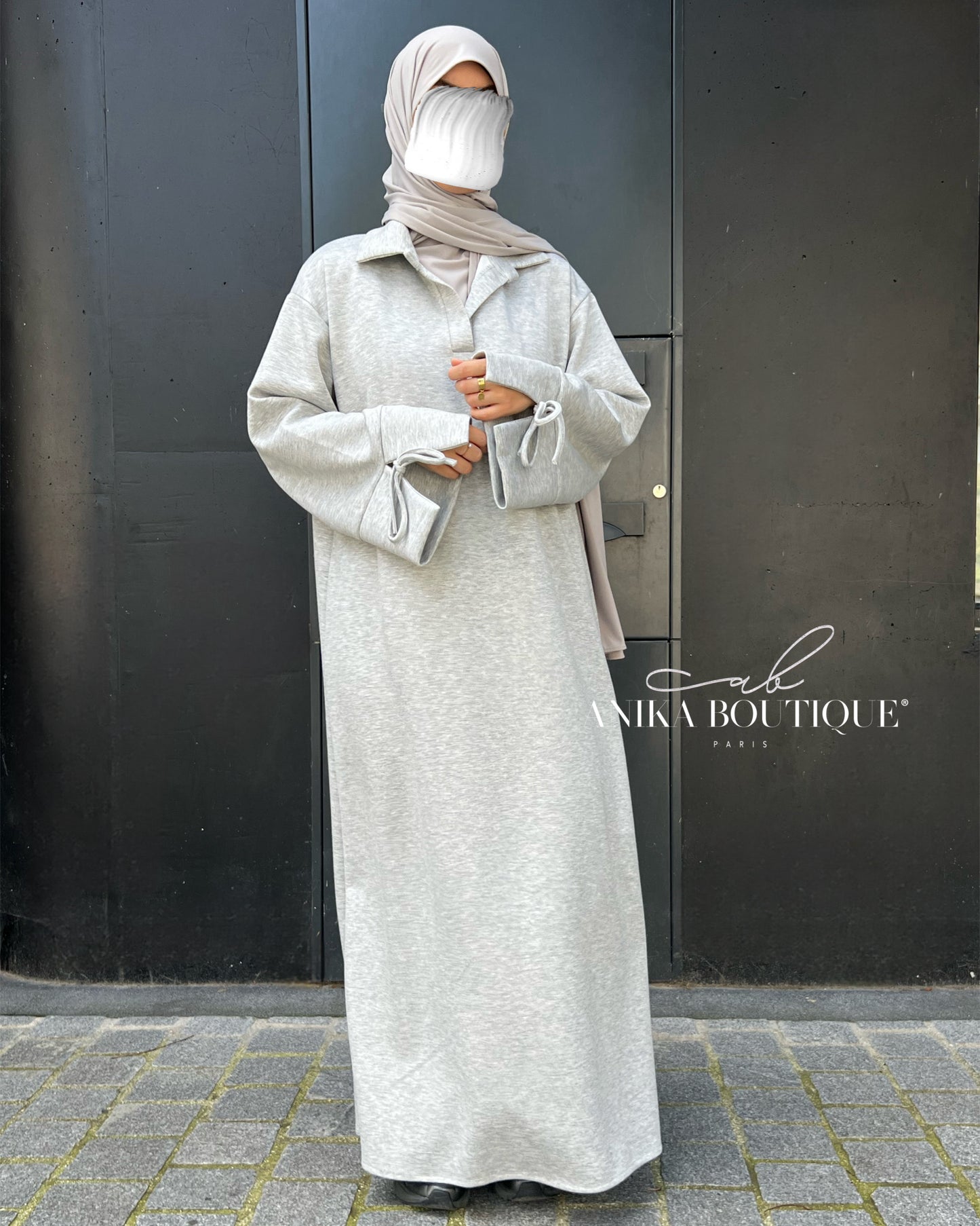 Abaya Sportive en Tissu Sweat - Confort et Élégance au Quotidien