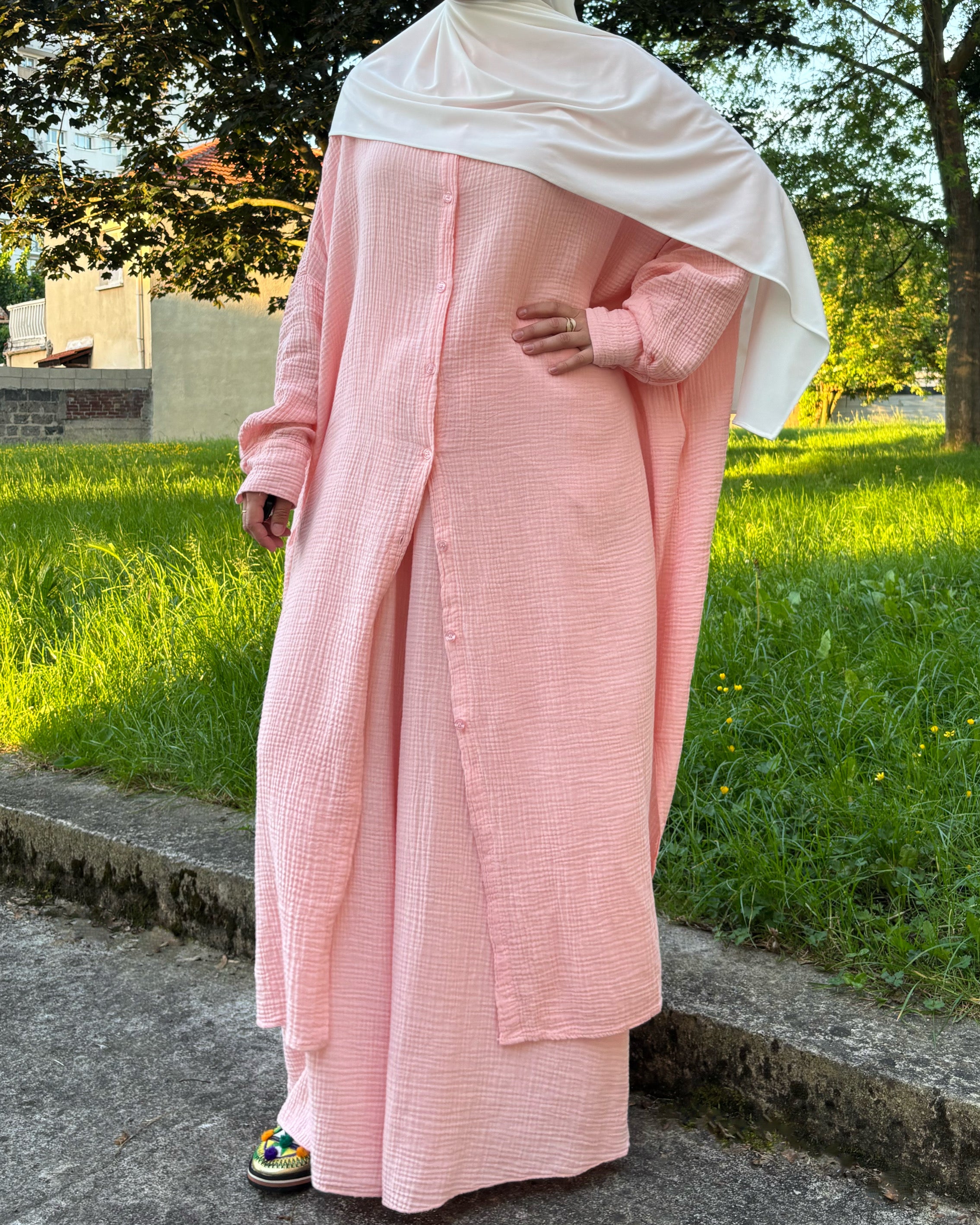 Ensemble Oversize  – 100% Coton Texturé