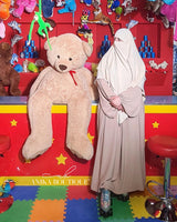 Abaya Namra soie de medine manches bouffantes