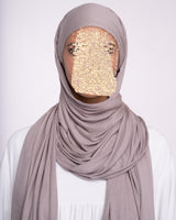 Hijab jersey 2 en 1 facile à enfiler