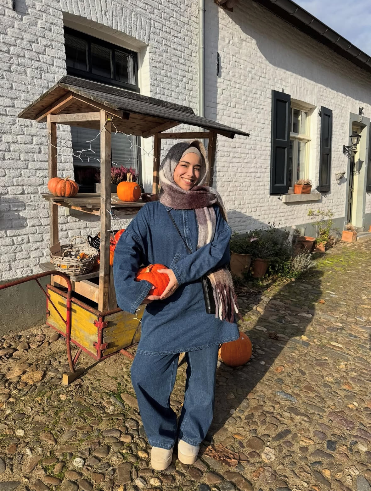 Ensemble Oversize Denim – Tunique & Pantalon