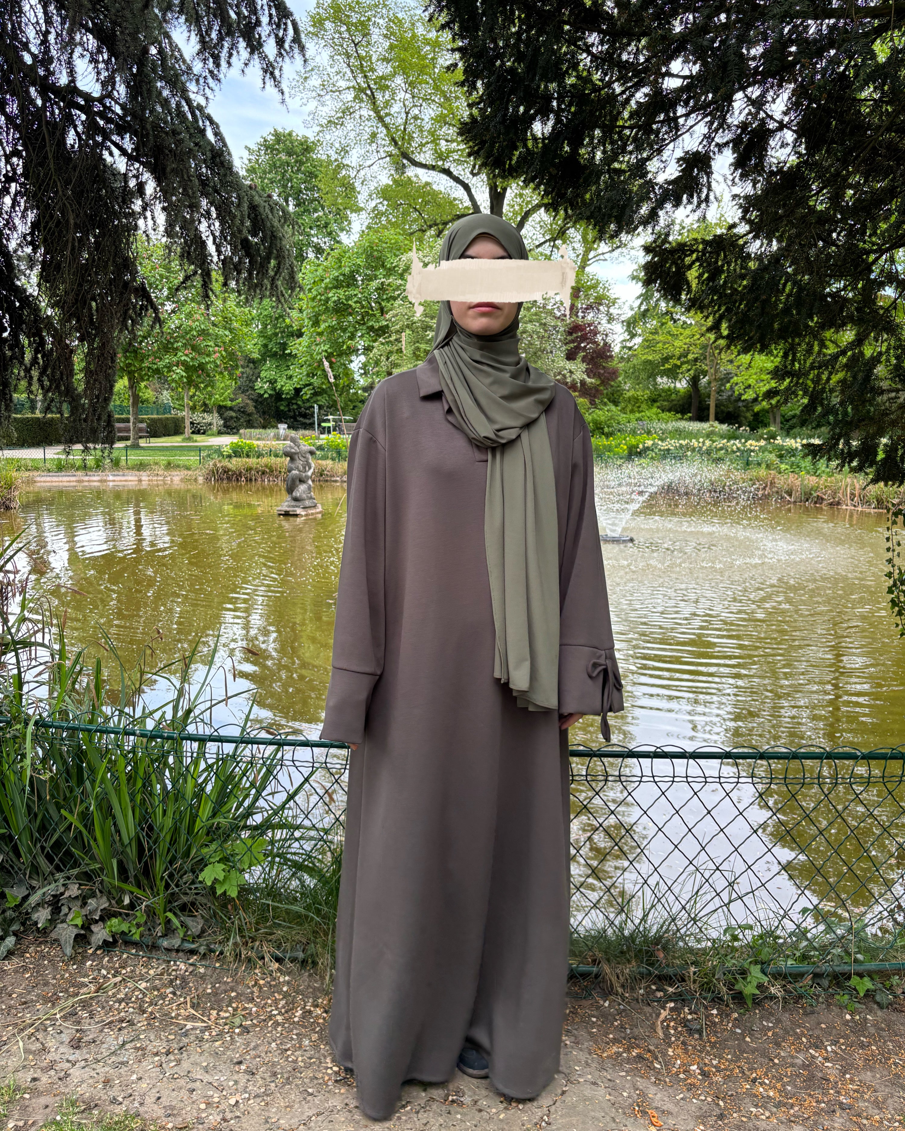 Abaya Sportive en Tissu Sweat - Confort et Élégance au Quotidien