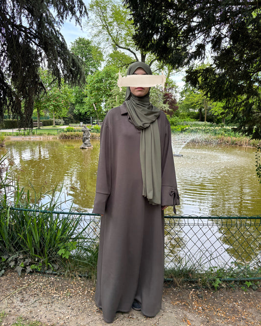 Abaya Sportive en Tissu Sweat - Confort et Élégance au Quotidien