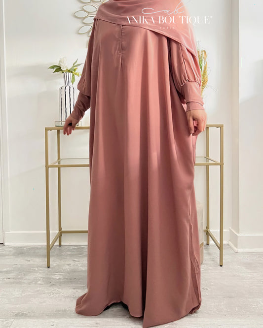 Abaya ample à clips