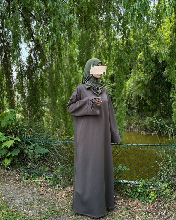 Abaya Sportive en Tissu Sweat - Confort et Élégance au Quotidien