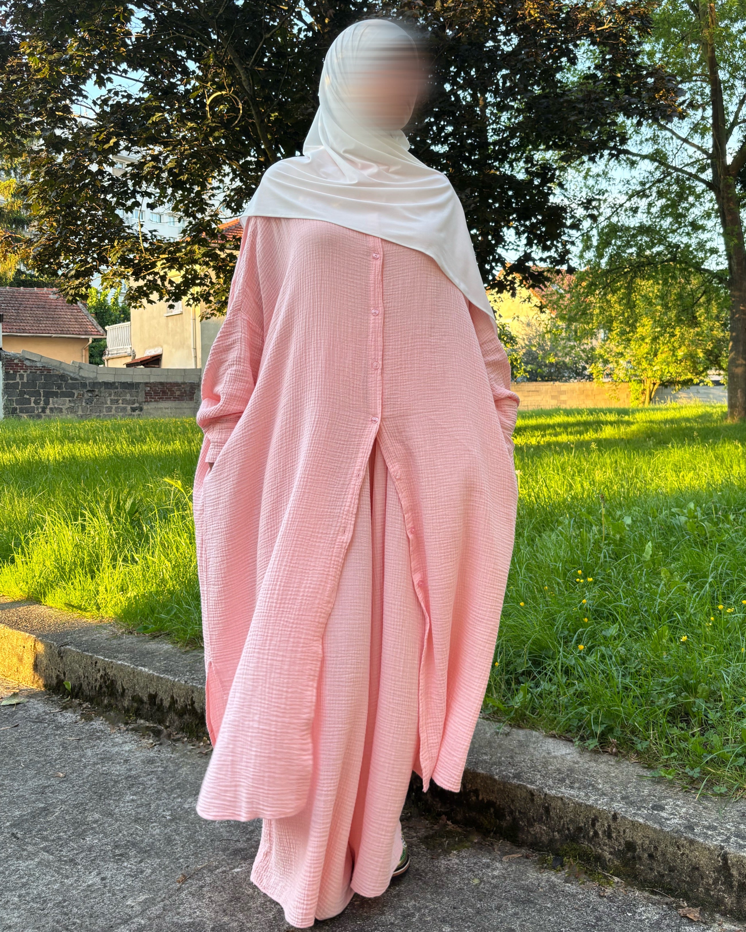 Ensemble Oversize  – 100% Coton Texturé