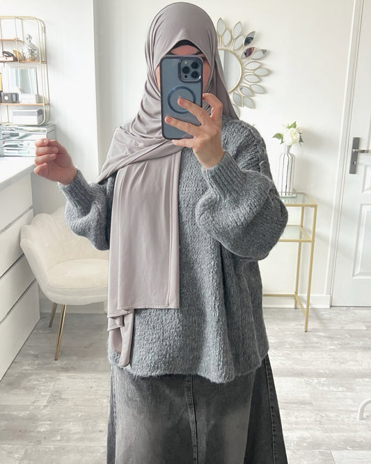 Pull Oversize Col Montant – Élégance et Confort pour un Hiver Stylé