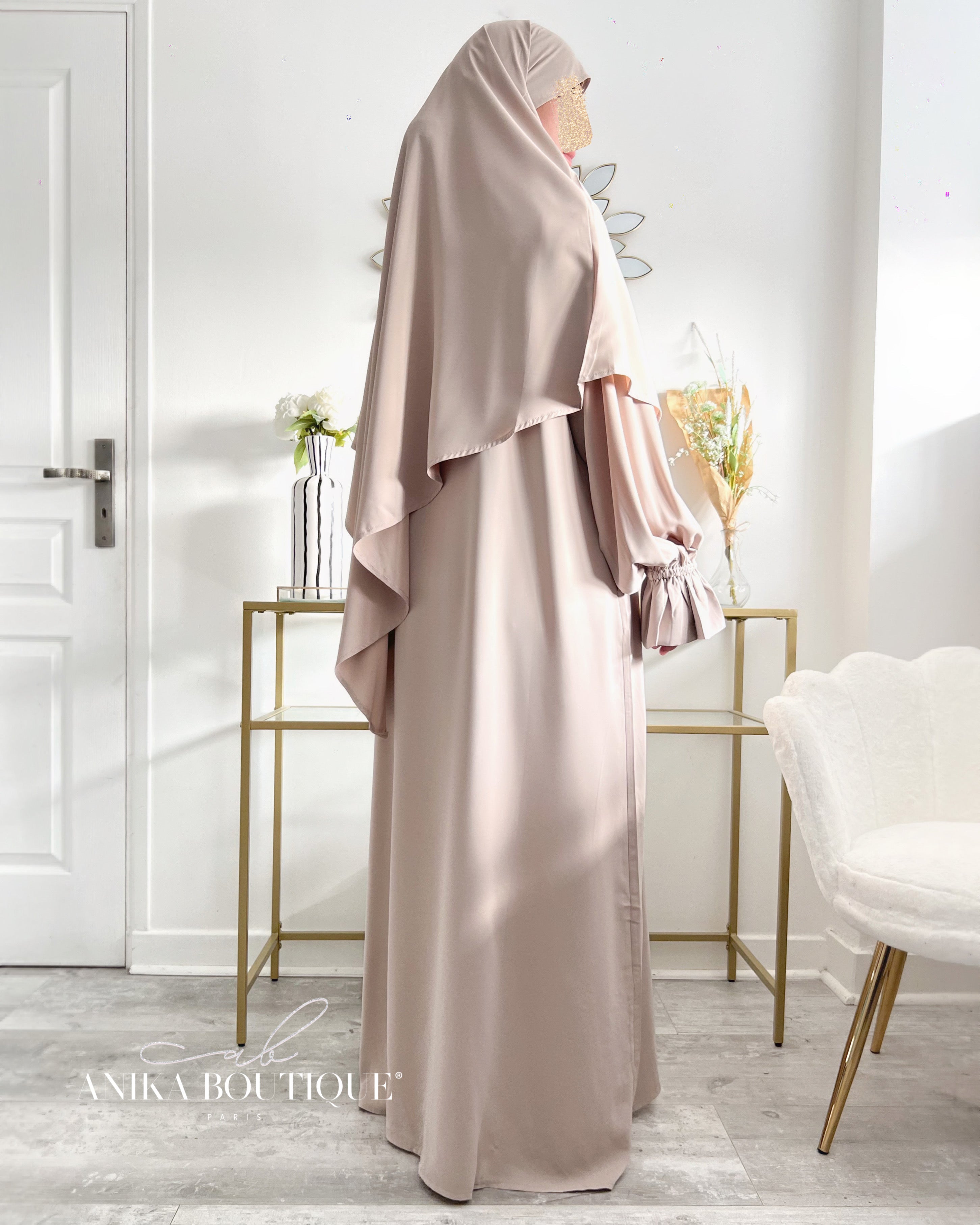 Khimar moyen soie de medine