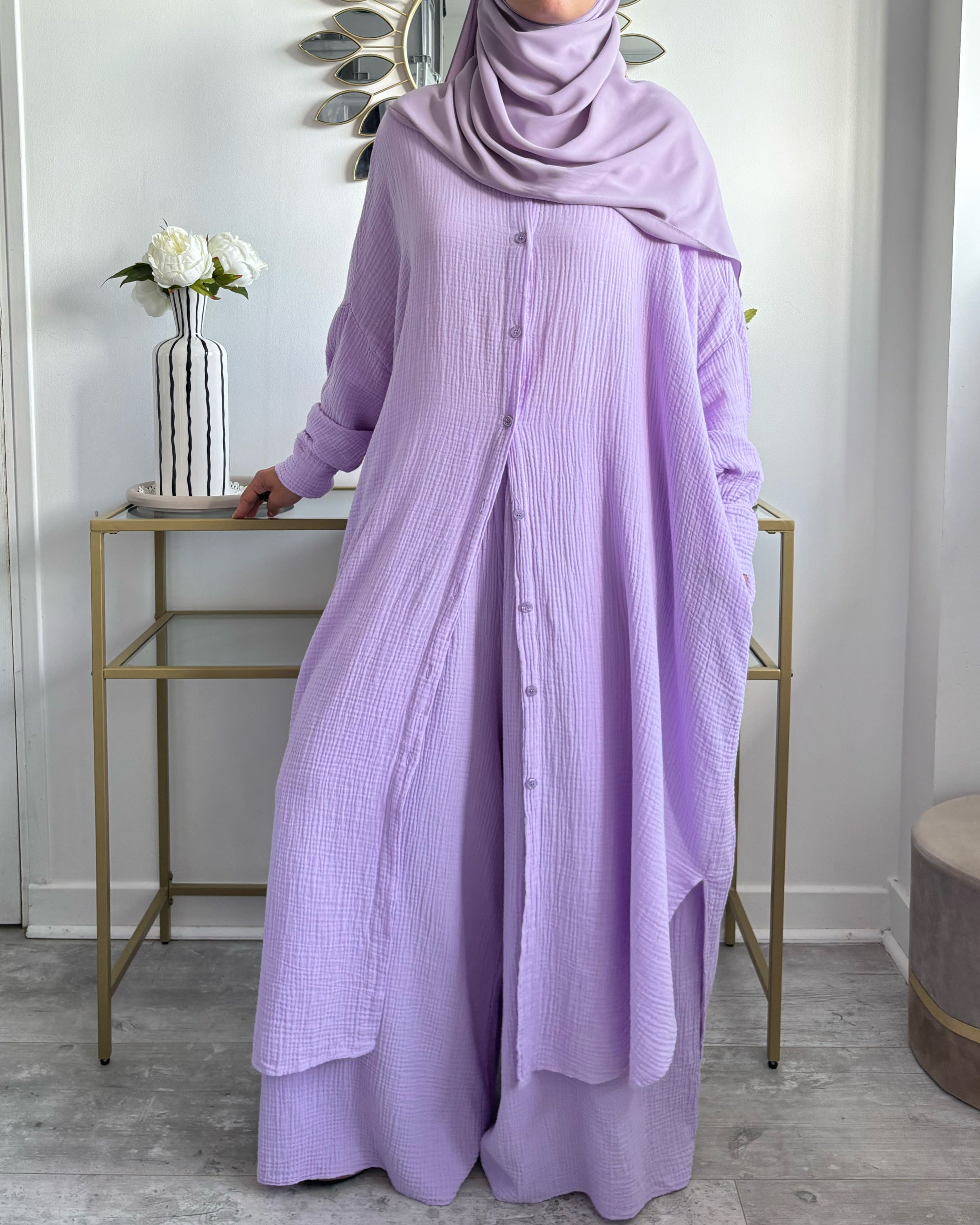 Ensemble Oversize  – 100% Coton Texturé