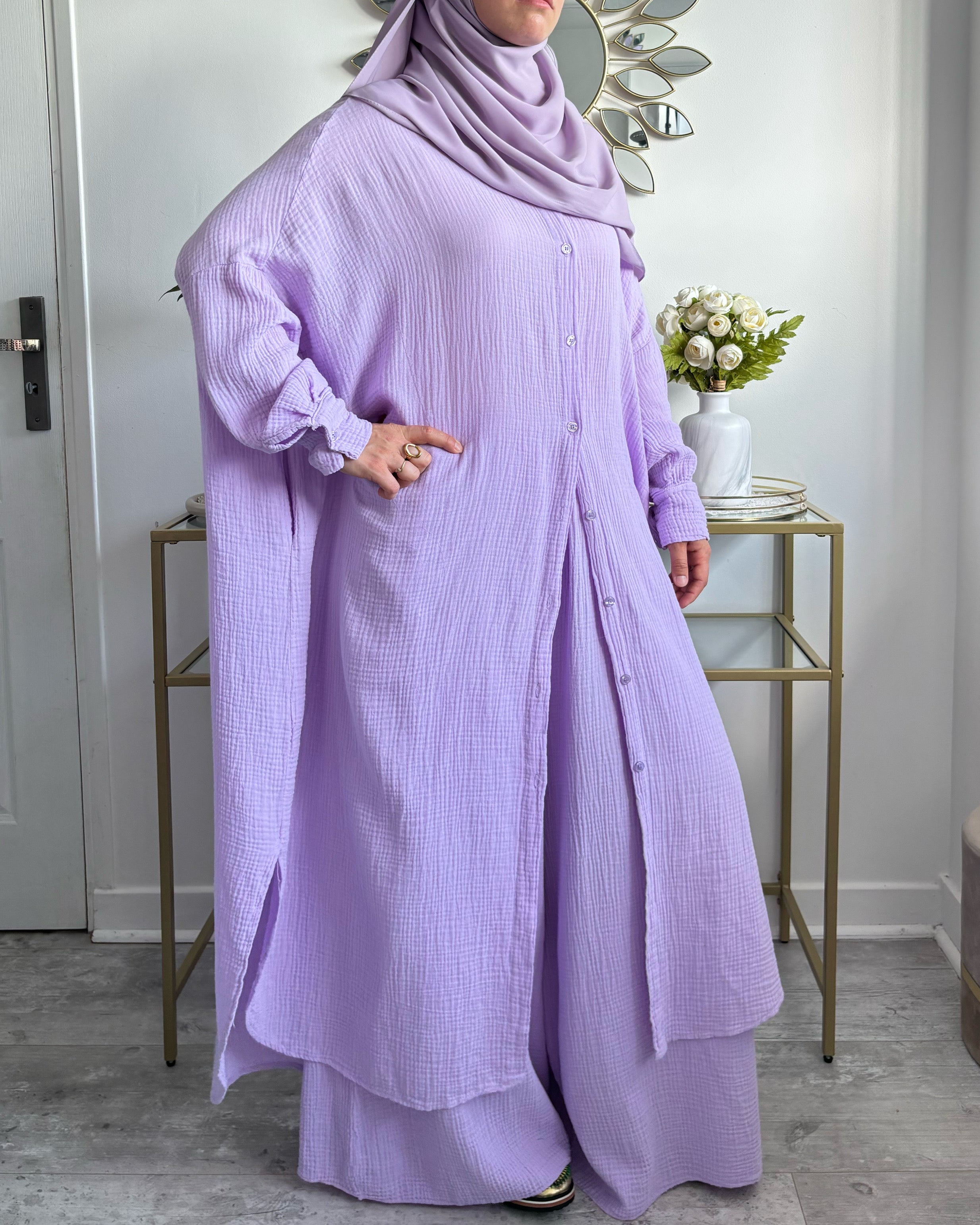Ensemble Oversize  – 100% Coton Texturé