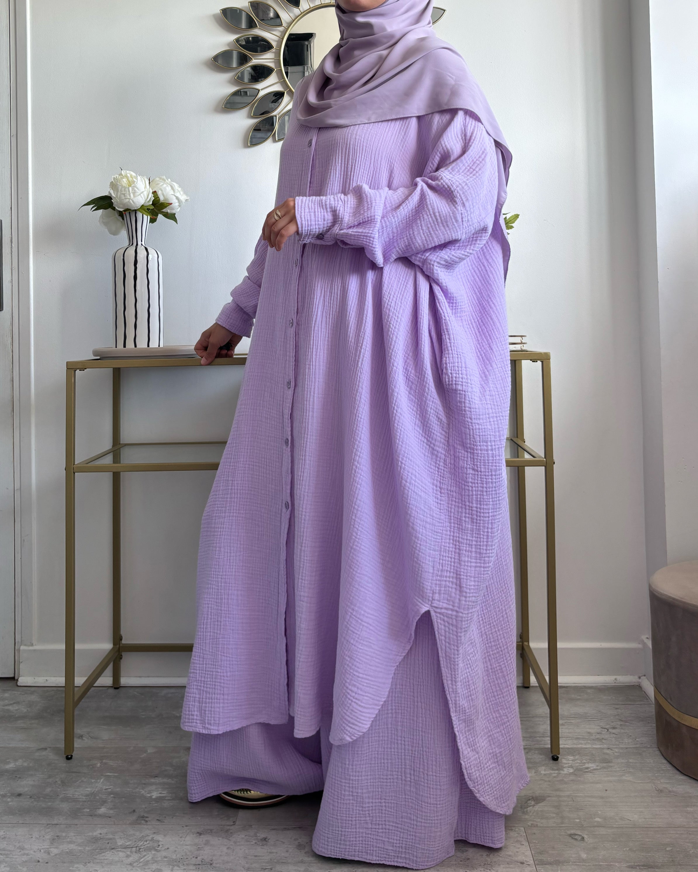 Ensemble Oversize  – 100% Coton Texturé