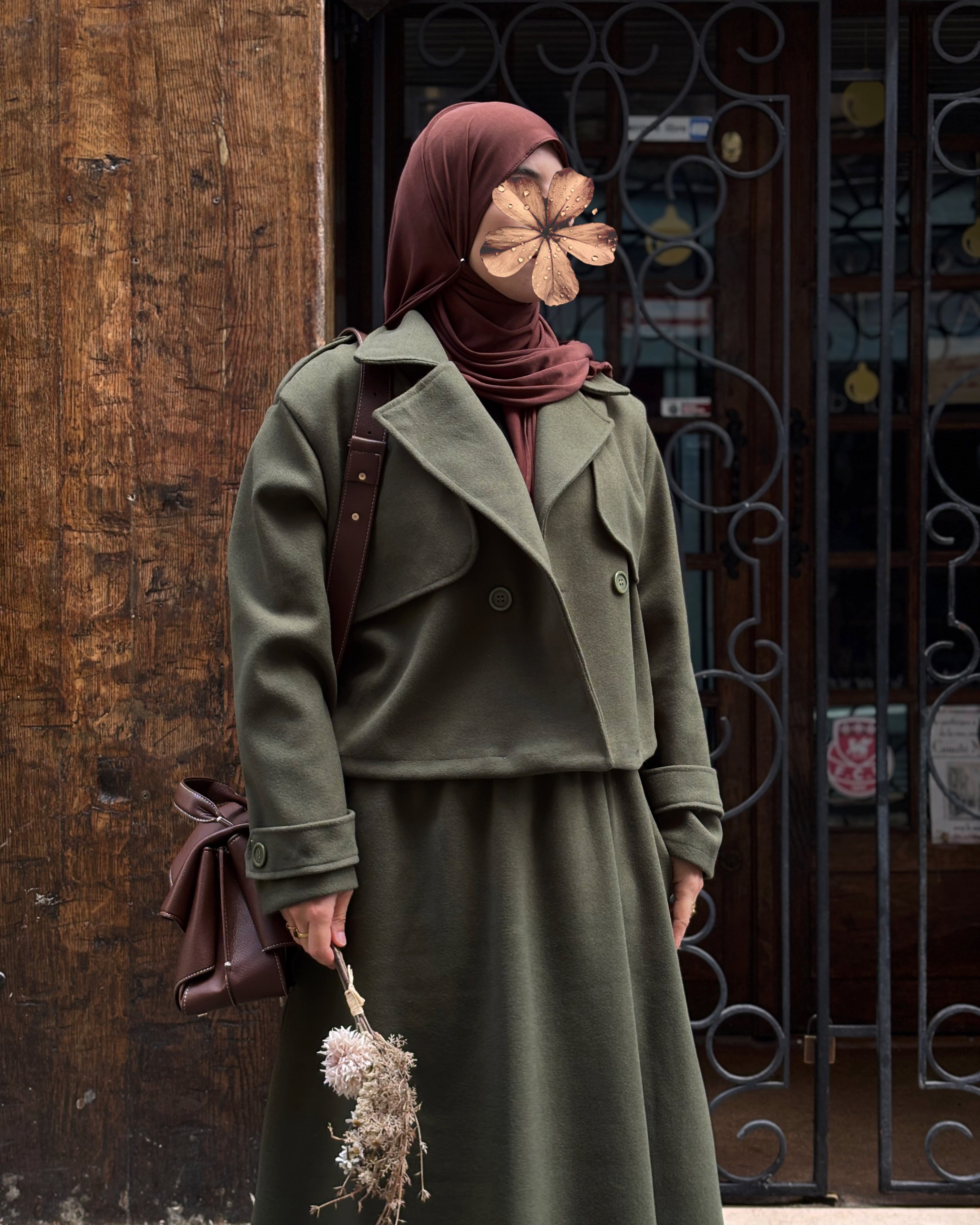 Ensemble Trench Classique & Intemporel | Modest Fashion Chic