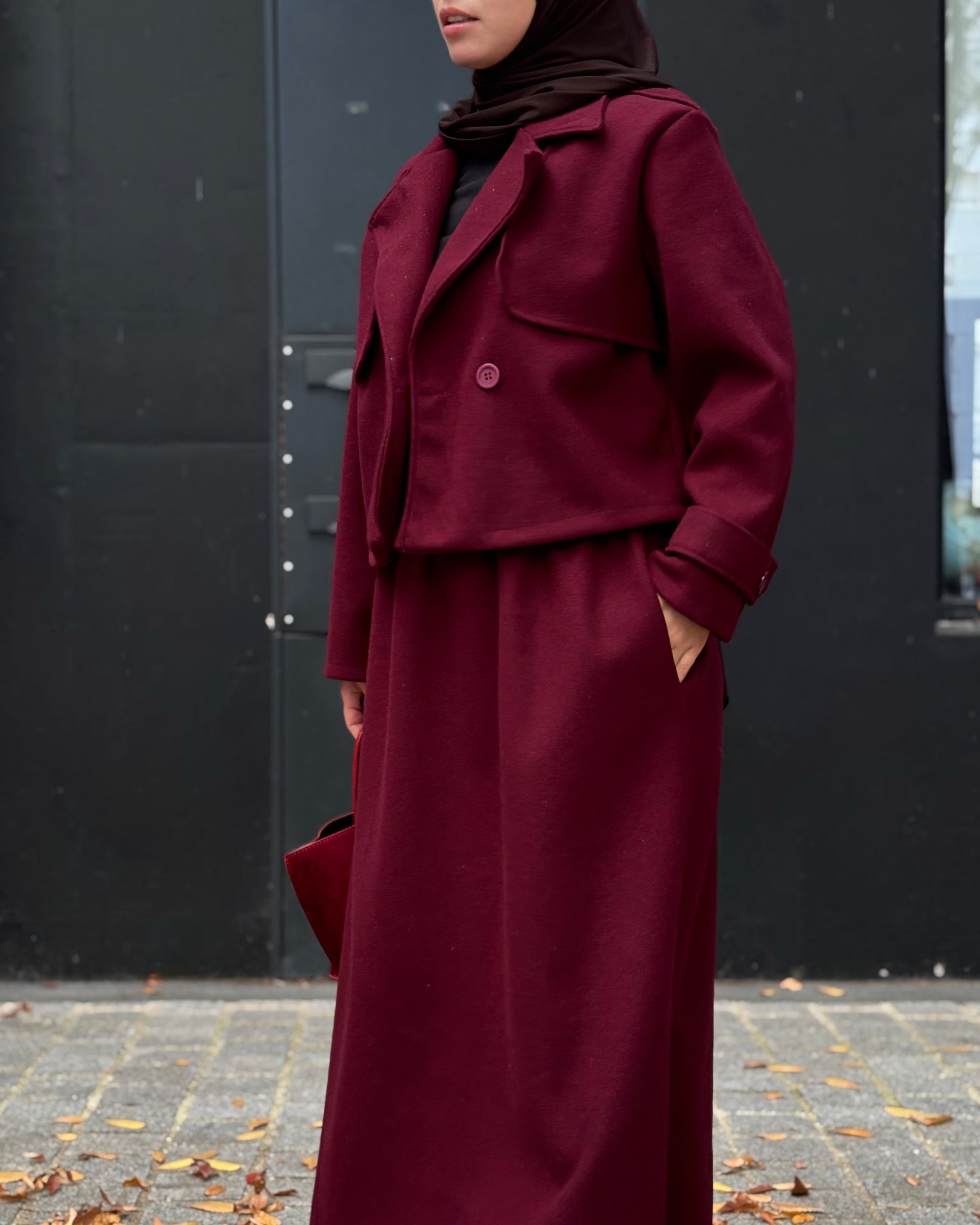 Ensemble Trench Classique & Intemporel | Modest Fashion Chic