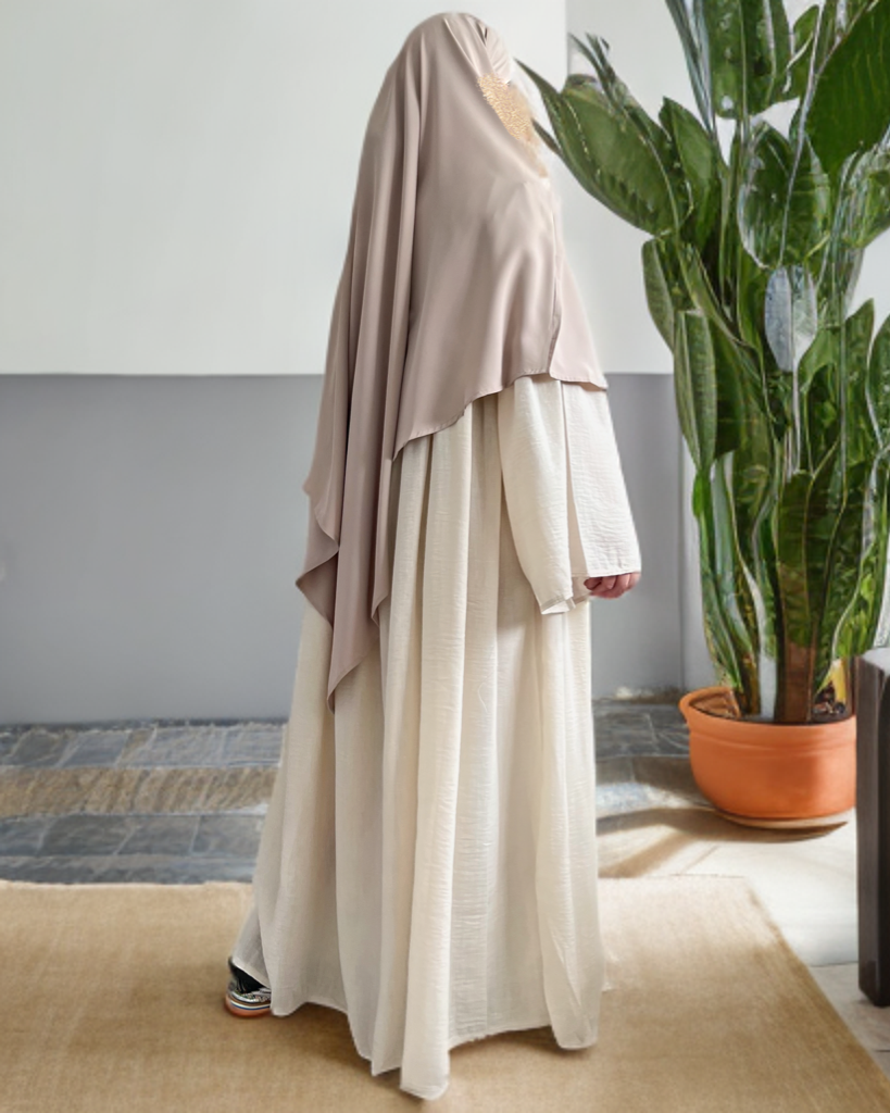 Khimar moyen soie de medine