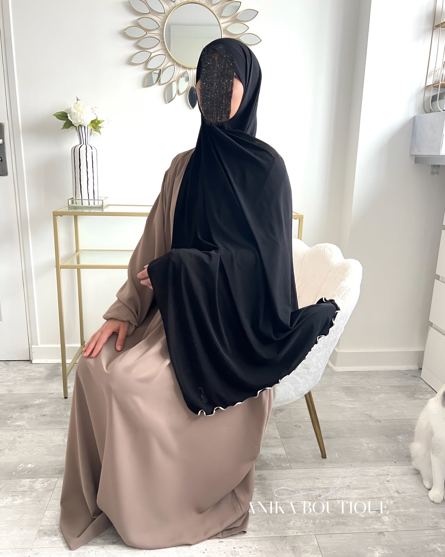 Hijab en Jersey Ondulé – Fabriqué en Turquie