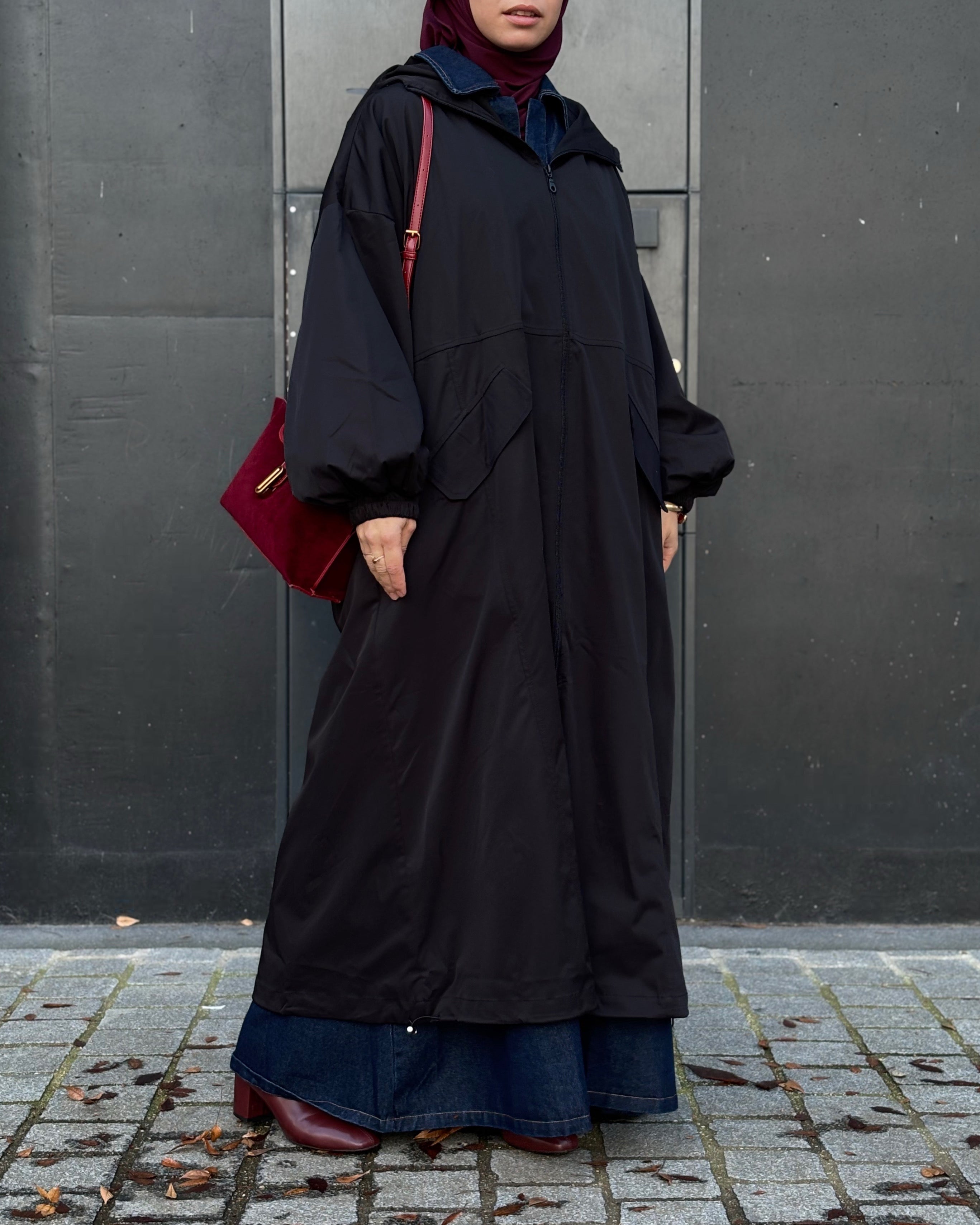 Veste Longue Imperméable & Coupe-Vent