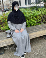 Hijab jersey 2 en 1 facile à enfiler