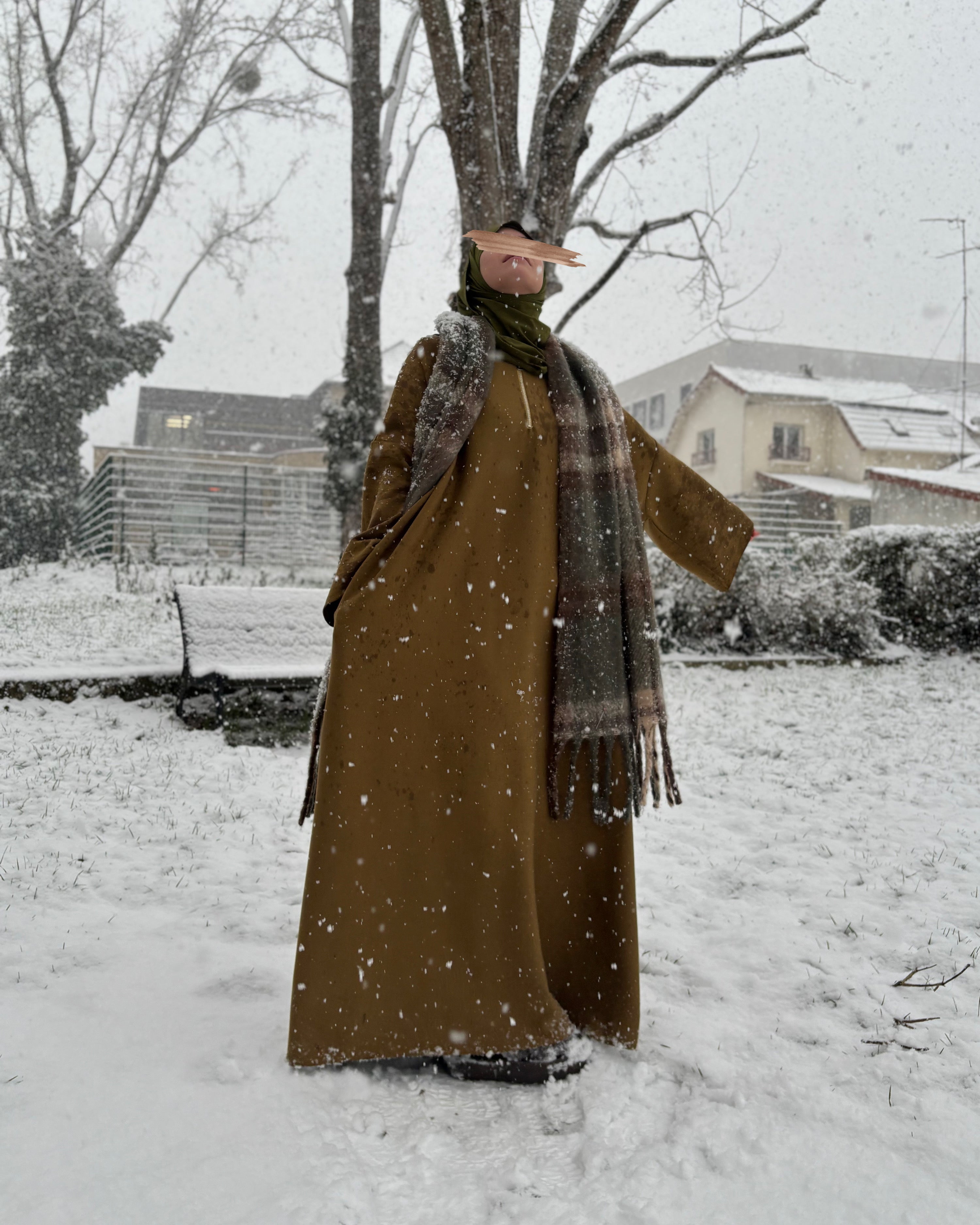 Abaya sportwear comfy oversiz olive