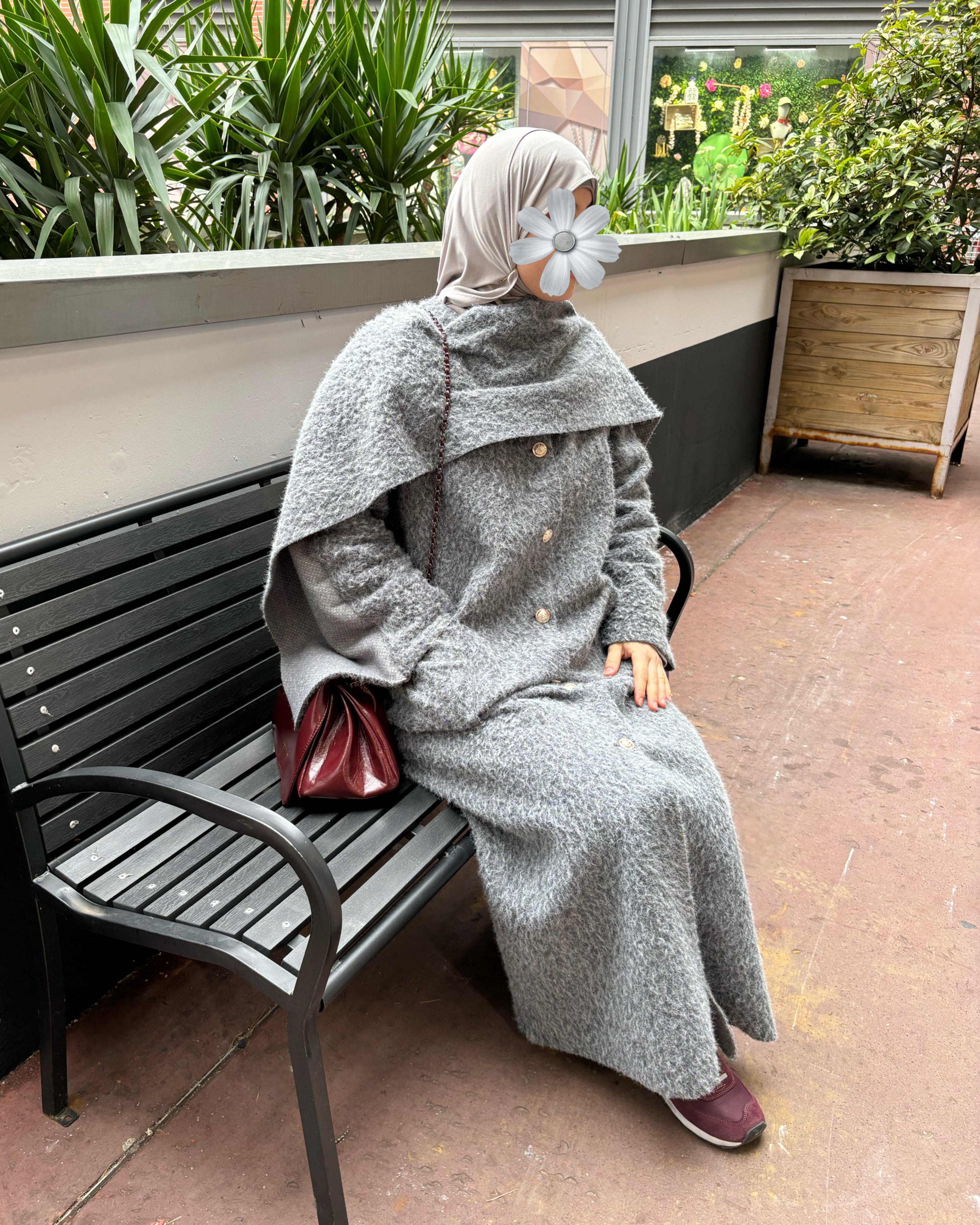 Manteau Écharpe Intégrée – Élégance et Confort pour l’Hiver