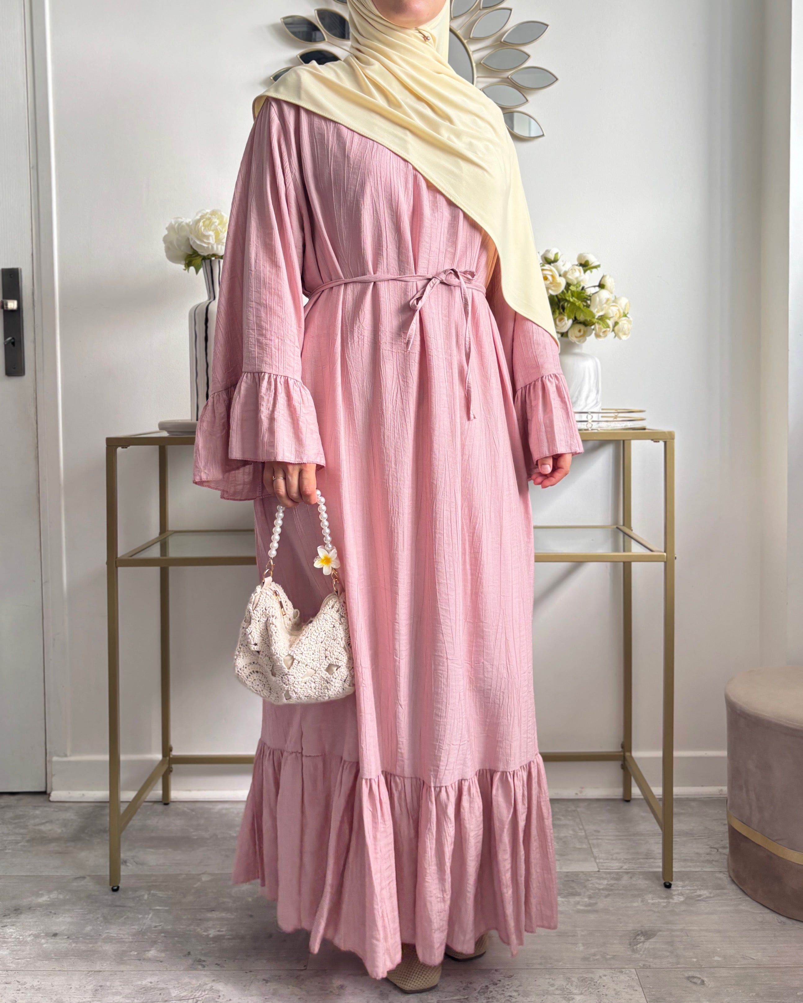 Robe longue légère à volants | Robe d’été Modest Fashion