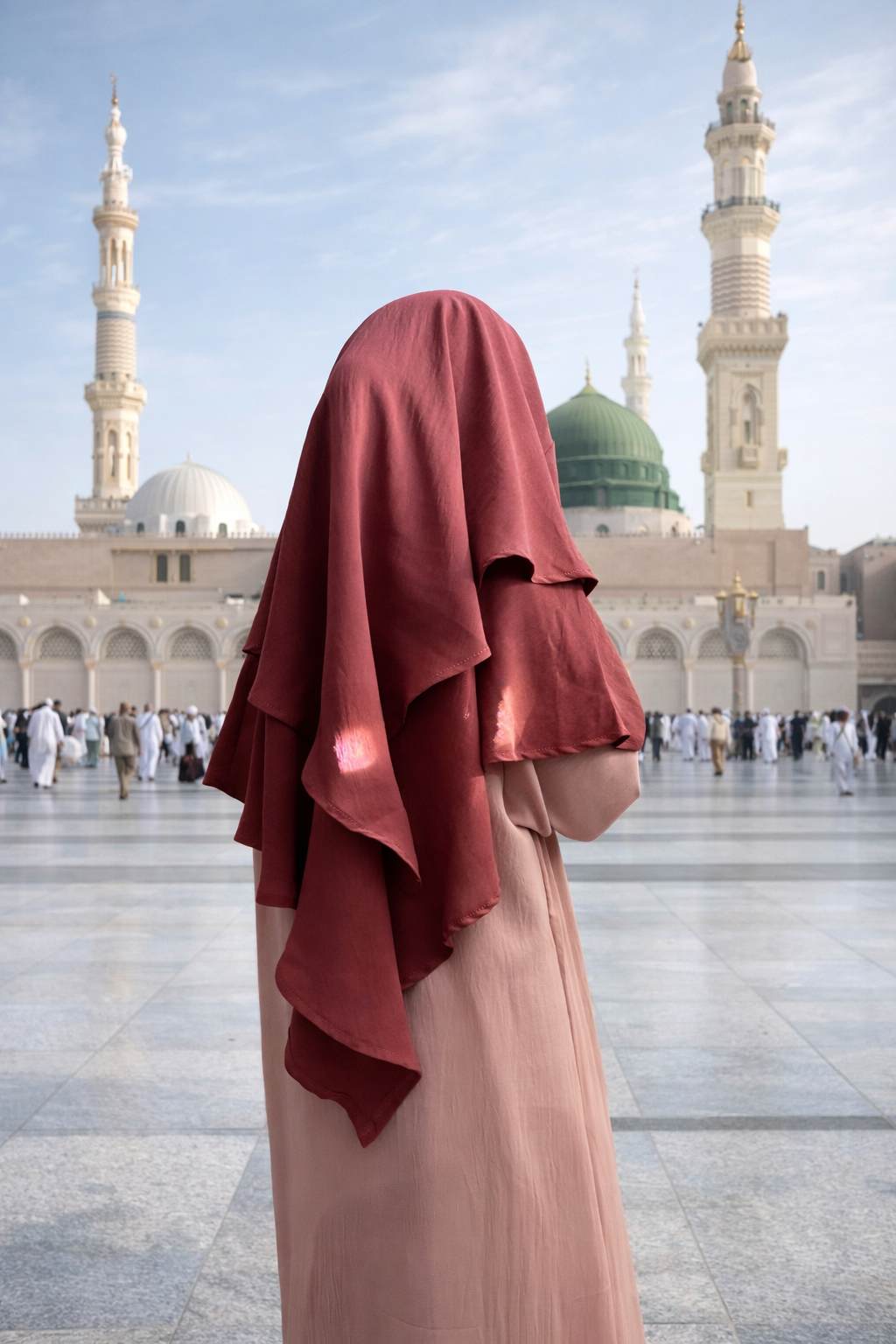 Khimar jazz 2 voiles petite fille