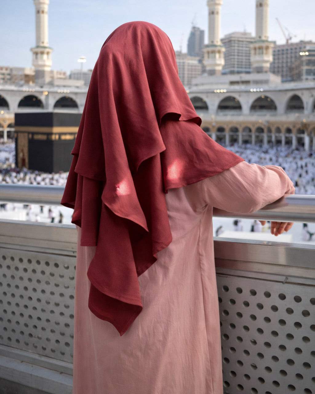 Khimar jazz 2 voiles petite fille