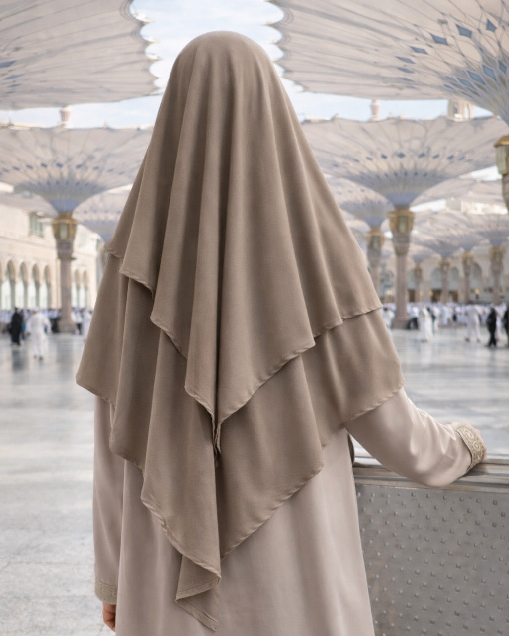 Khimar jazz 2 voiles petite fille