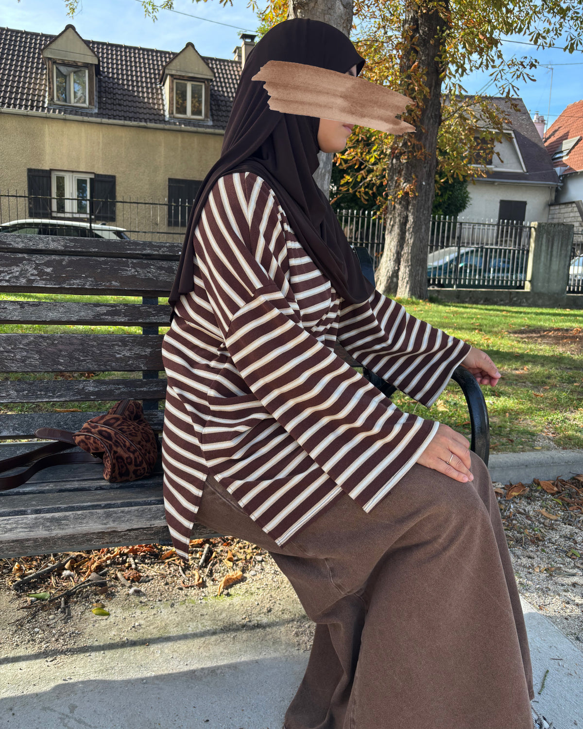 Polo long oversize femme en coton piqué – Modest Fashion