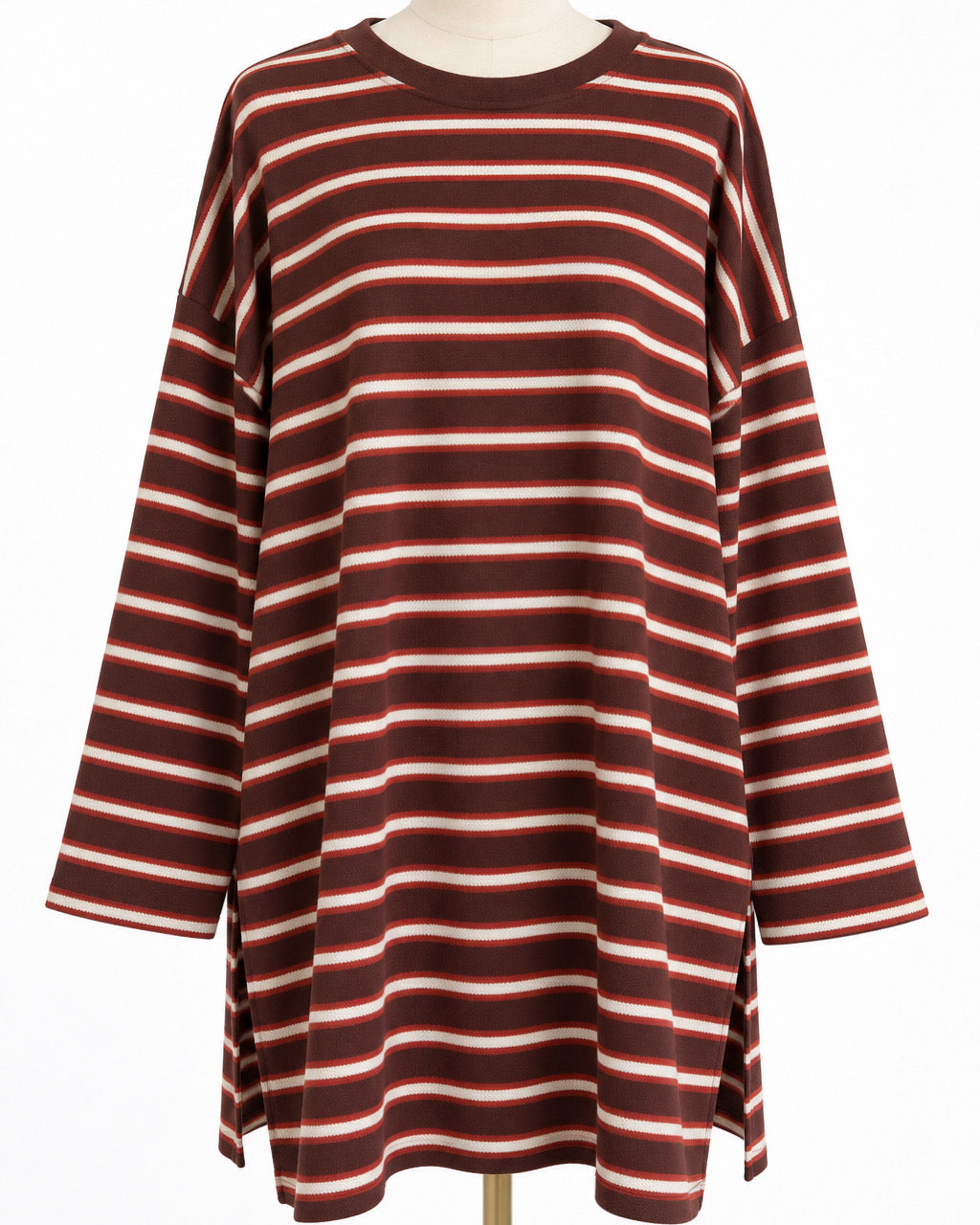 Polo long oversize femme en coton piqué – Modest Fashion