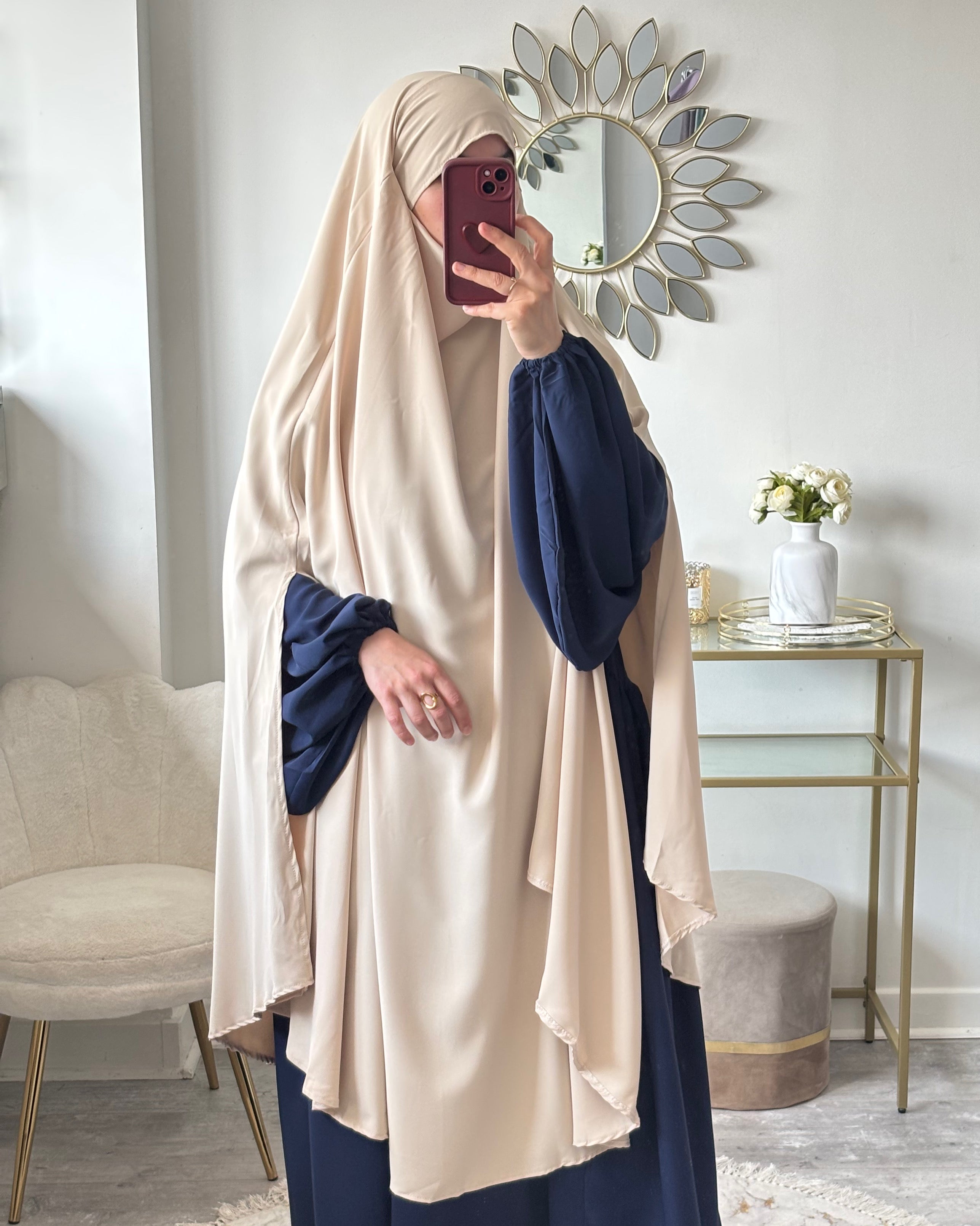 Khimar à fentes