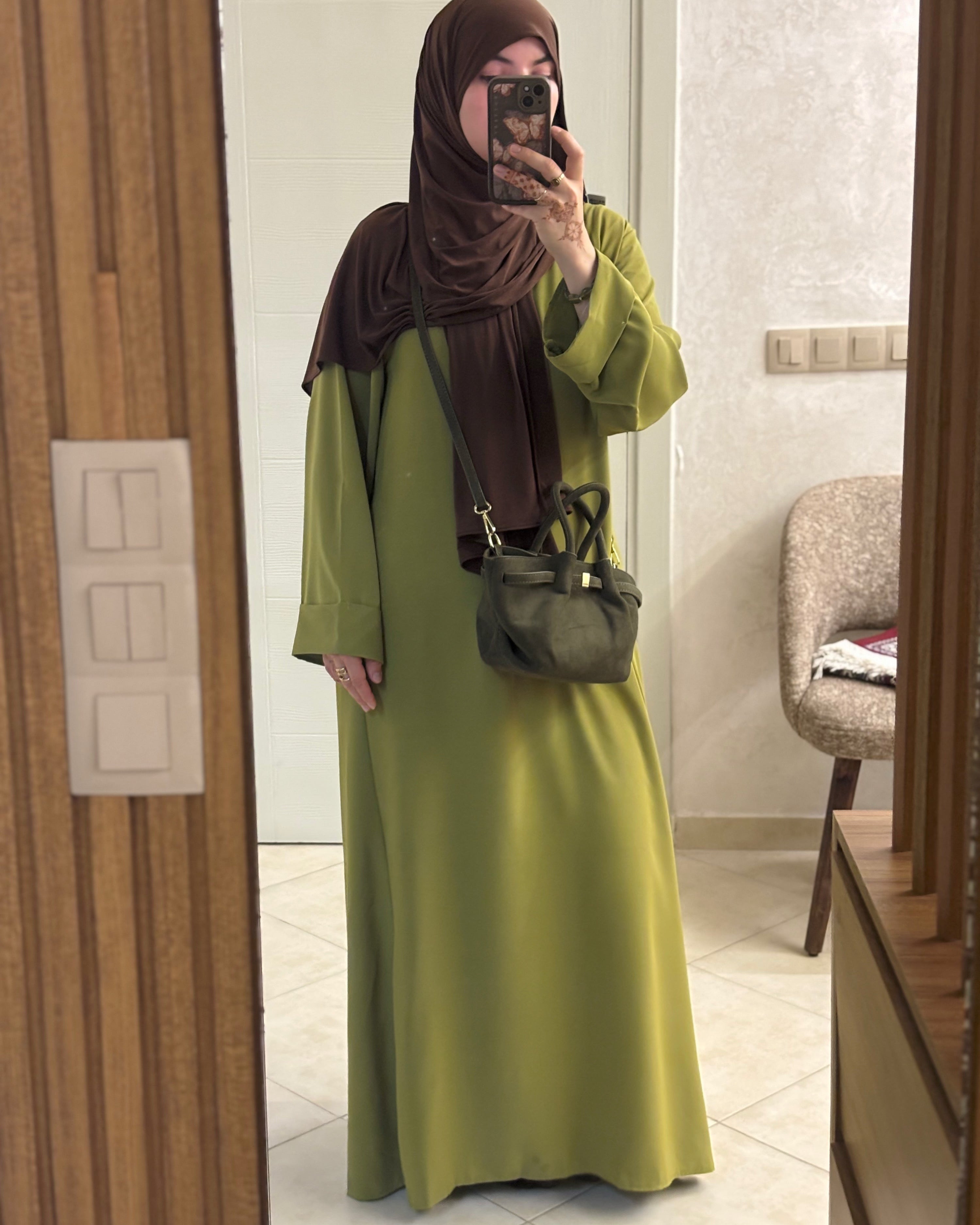 Abaya basic olive