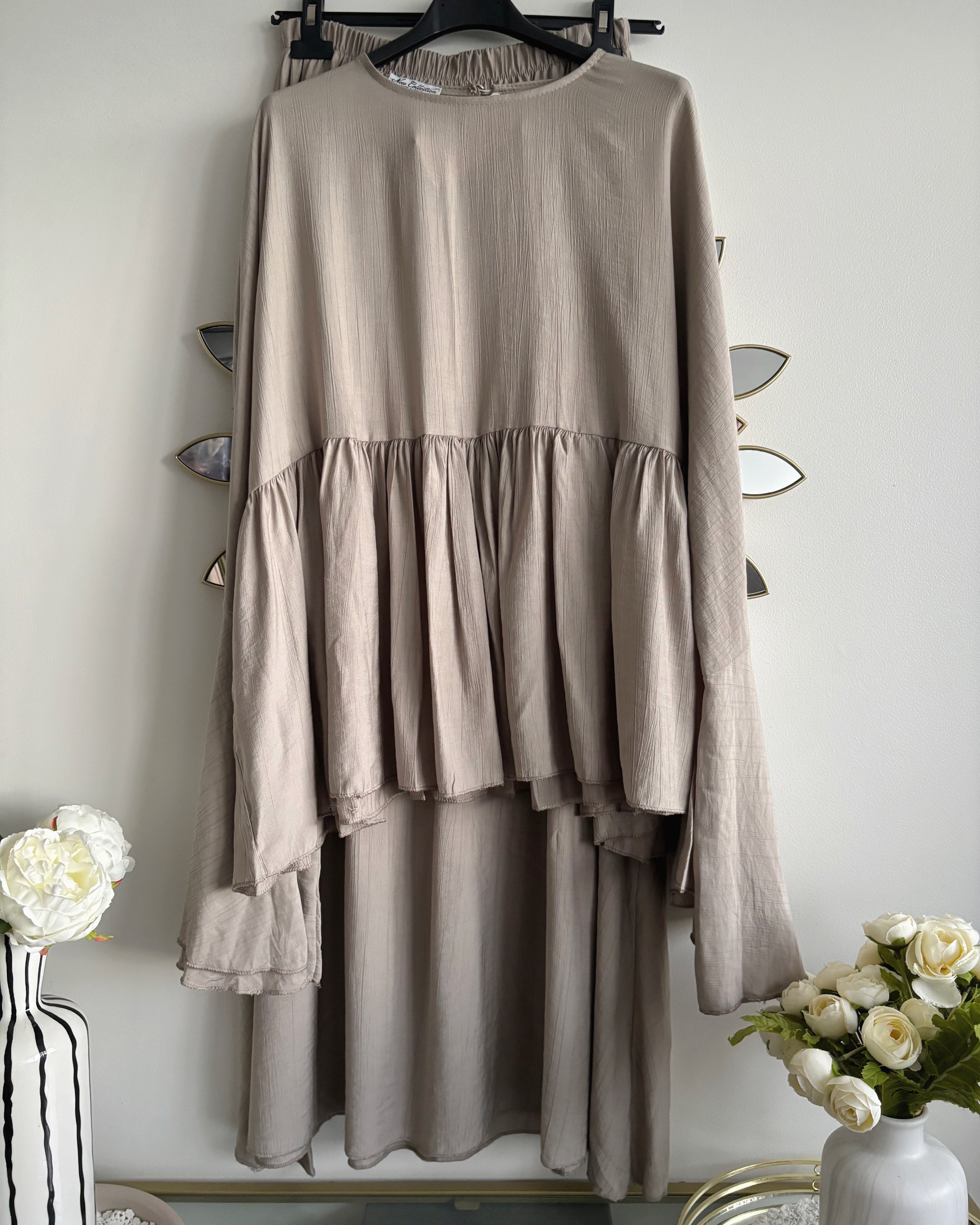 Ensemble Jupe & Tunique Fluide – Modest Fashion Été