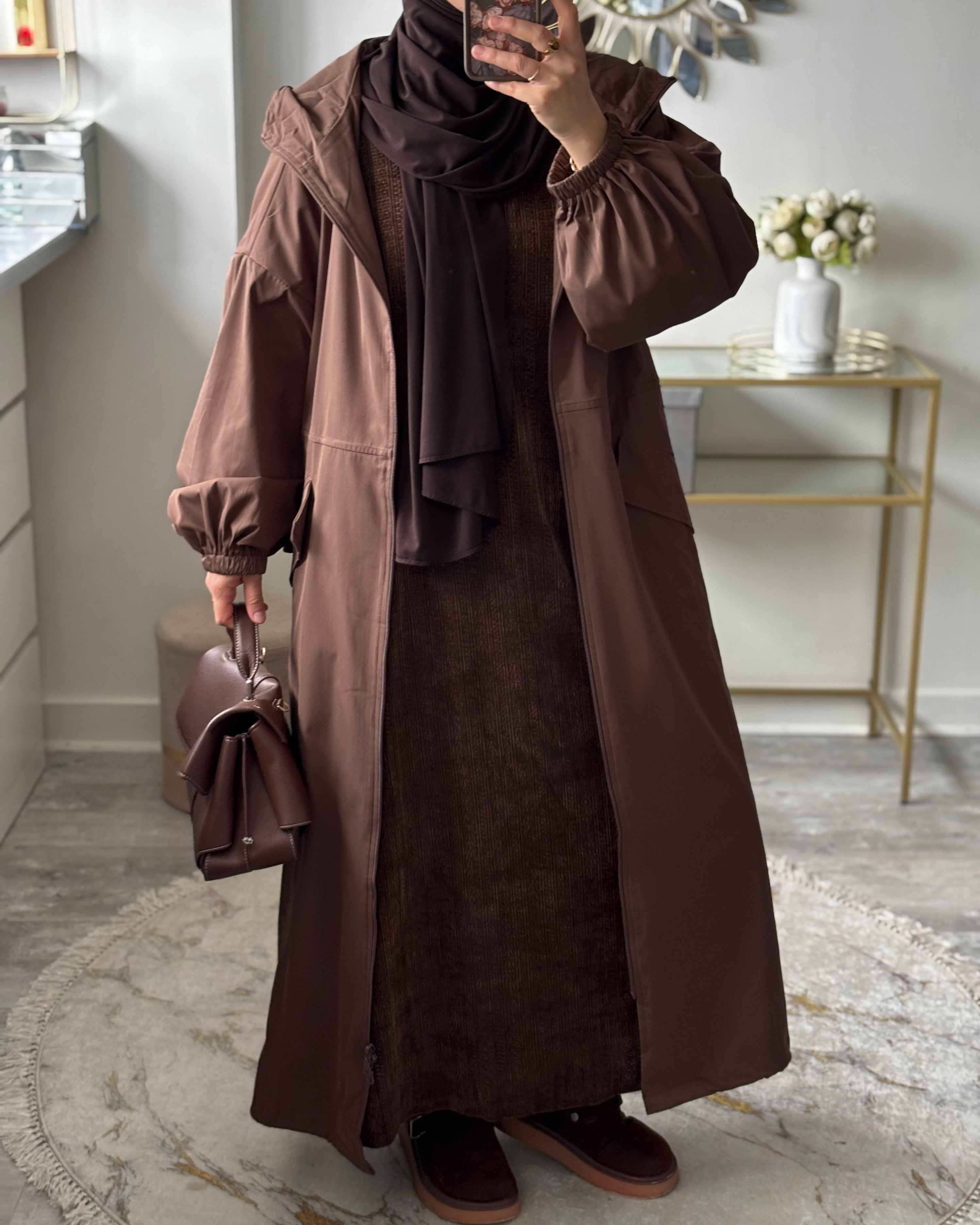 Veste Longue Imperméable & Coupe-Vent