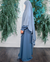 Khimar jazz maxi  bleu denim