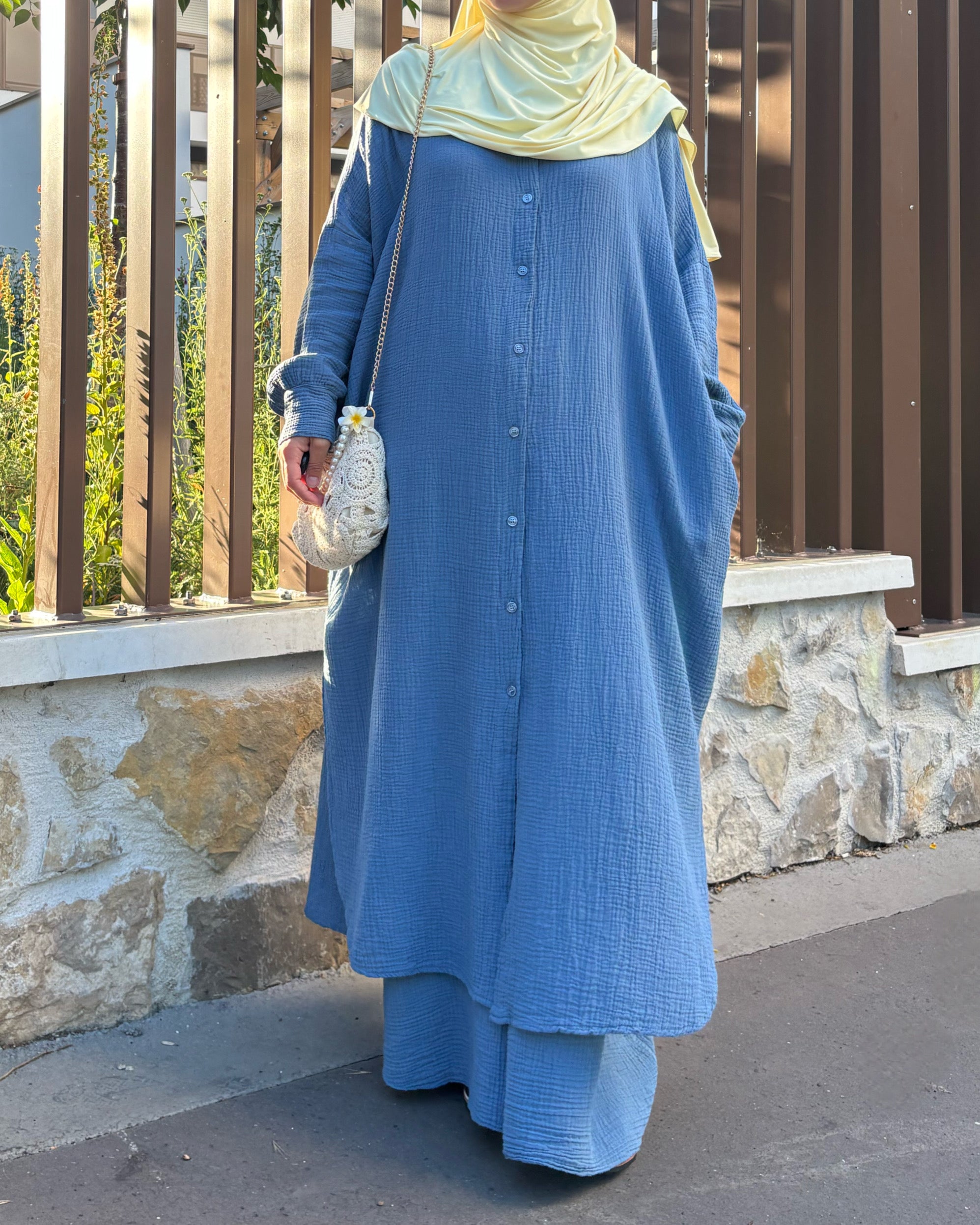 Ensemble Oversize  – 100% Coton Texturé
