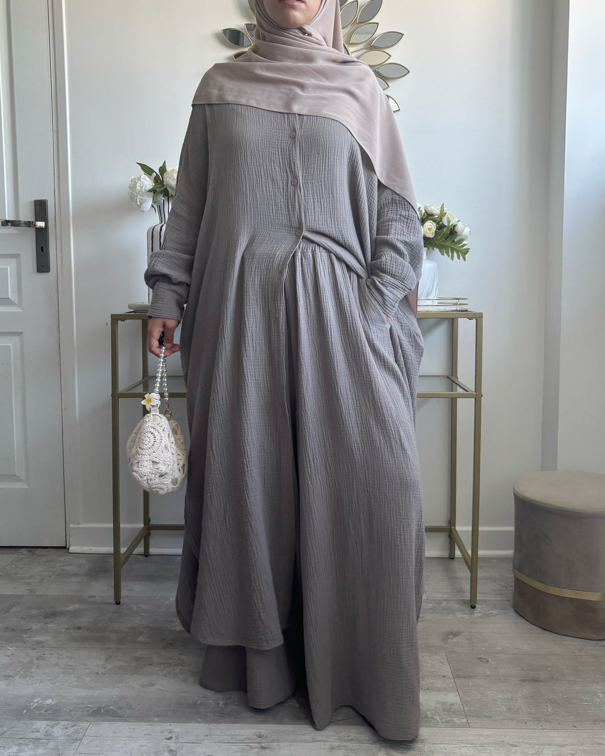 Ensemble Oversize  – 100% Coton Texturé