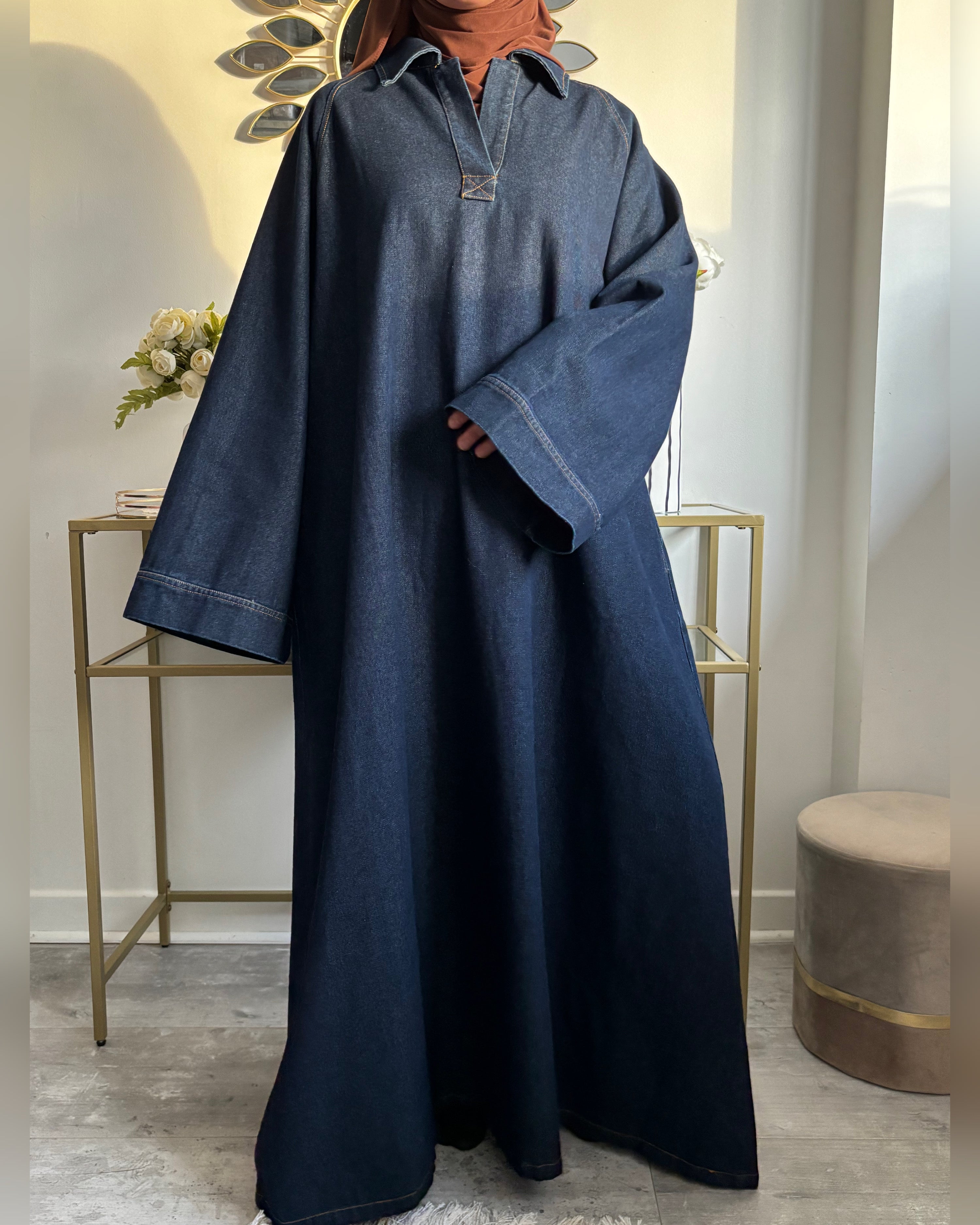 Abaya Jean – Denim Brut