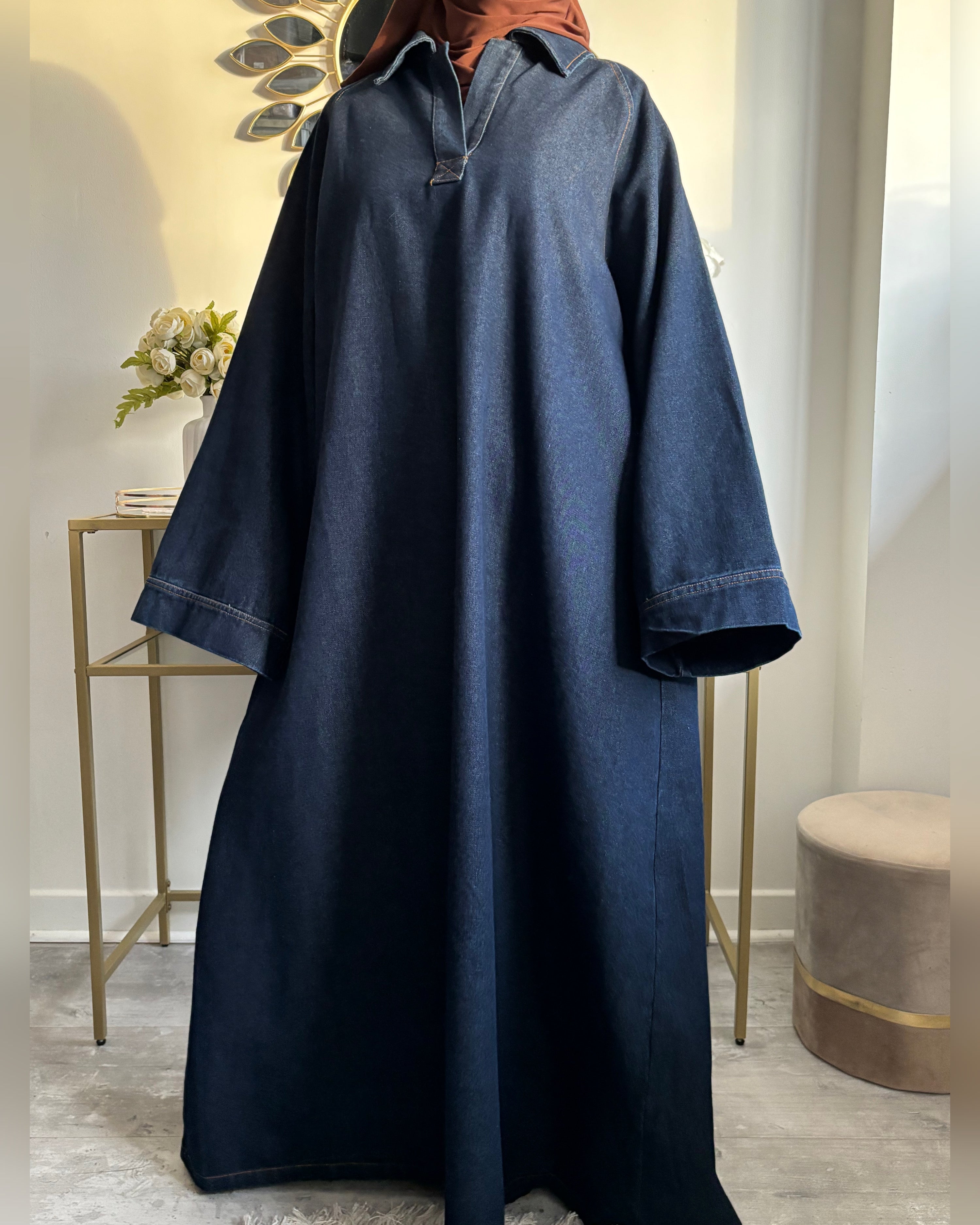 Abaya Jean – Denim Brut