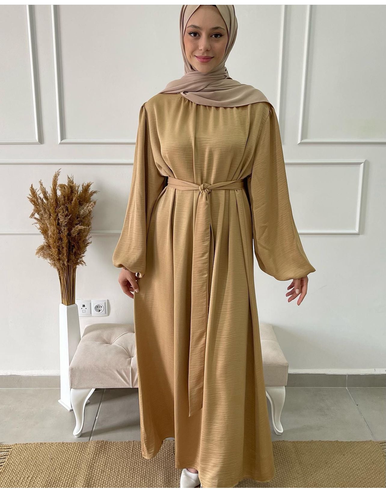 Abaya jazz satiné
