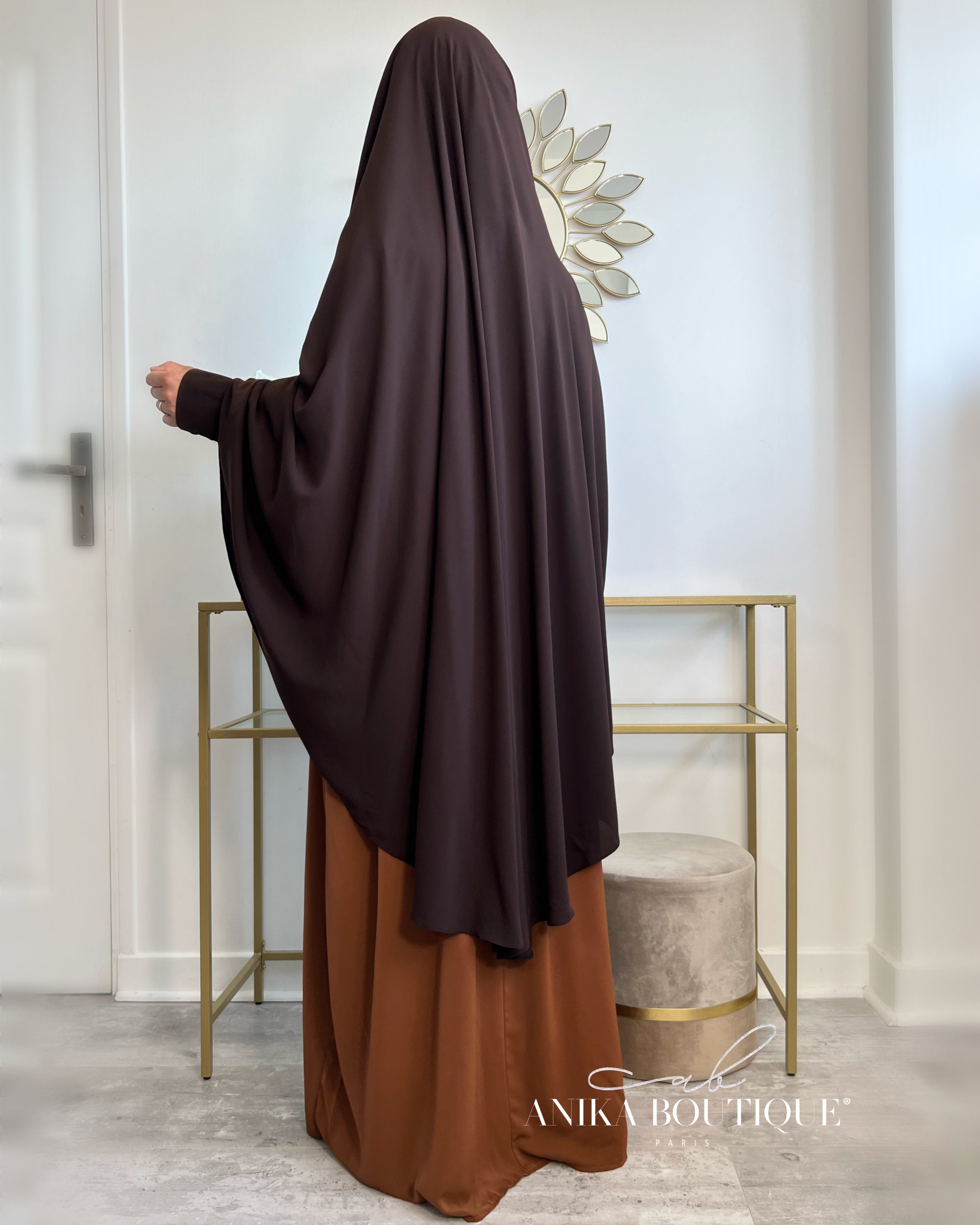 Khimar à manchettes made in Turquie – Modestie Assurée