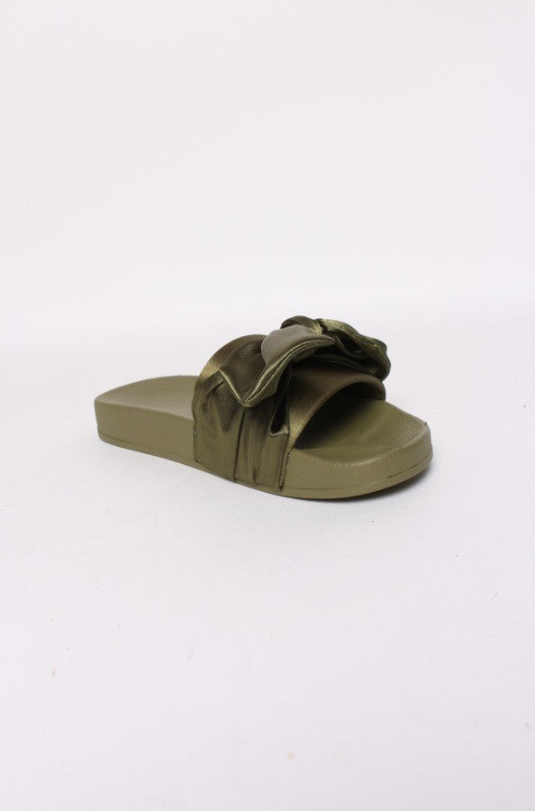 Sandale  "Noeuds" kaki