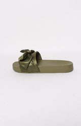 Sandale  "Noeuds" kaki