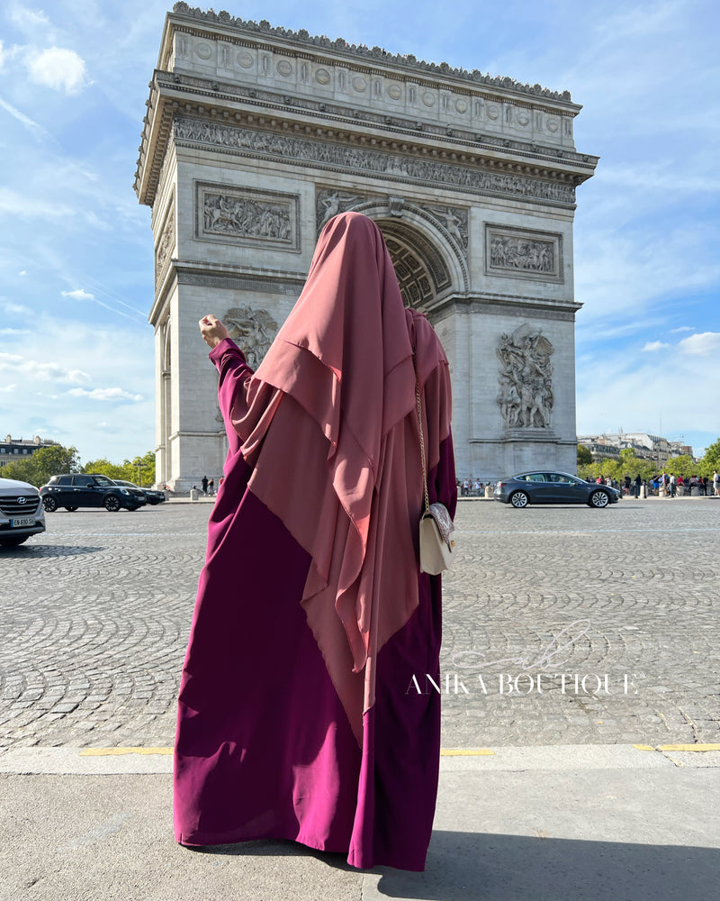 Abaya Rabab avec zip