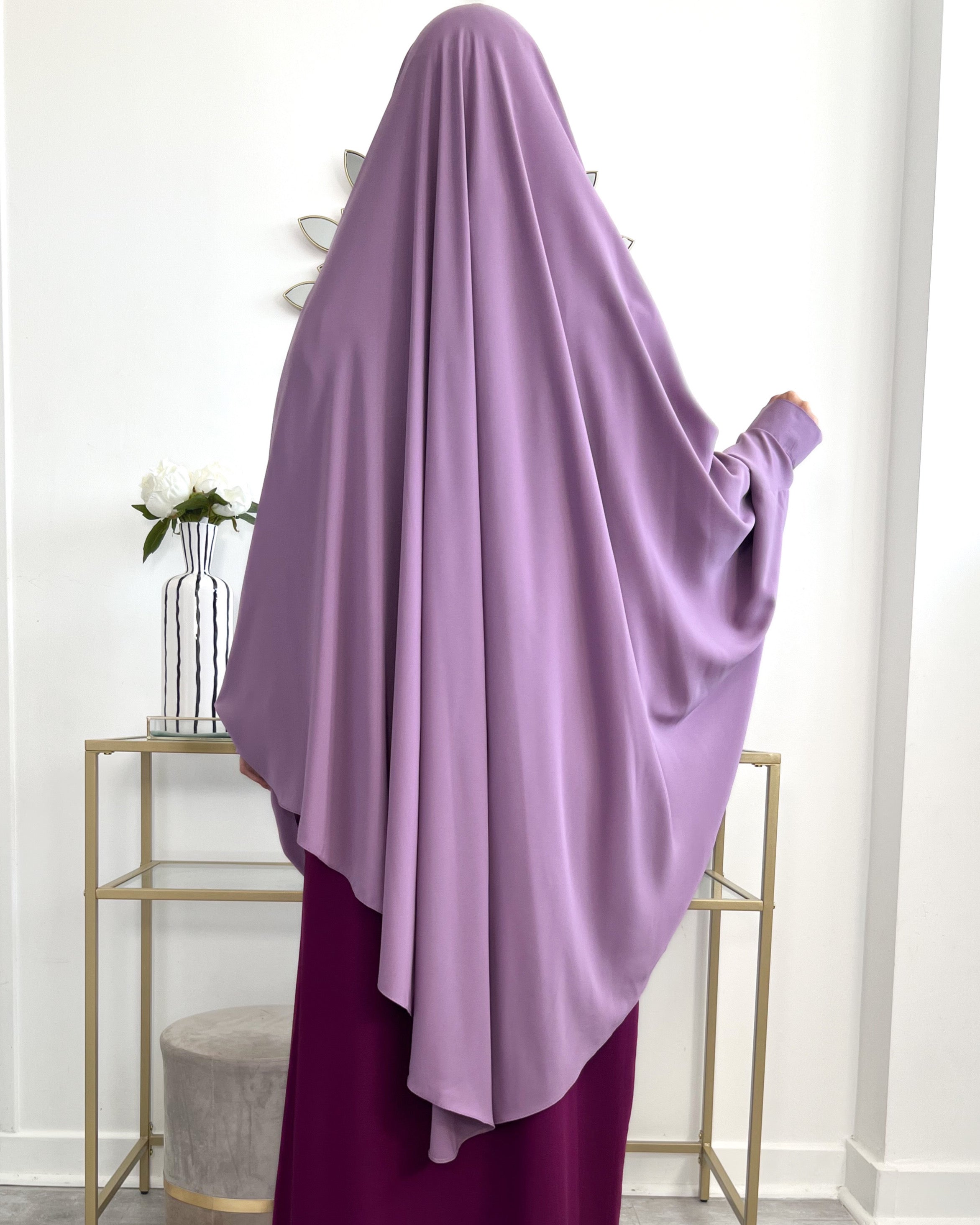 Khimar à manchettes made in Turquie – Modestie Assurée