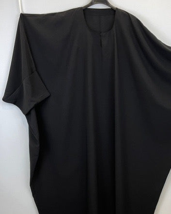 Abaya à pressions aux manches