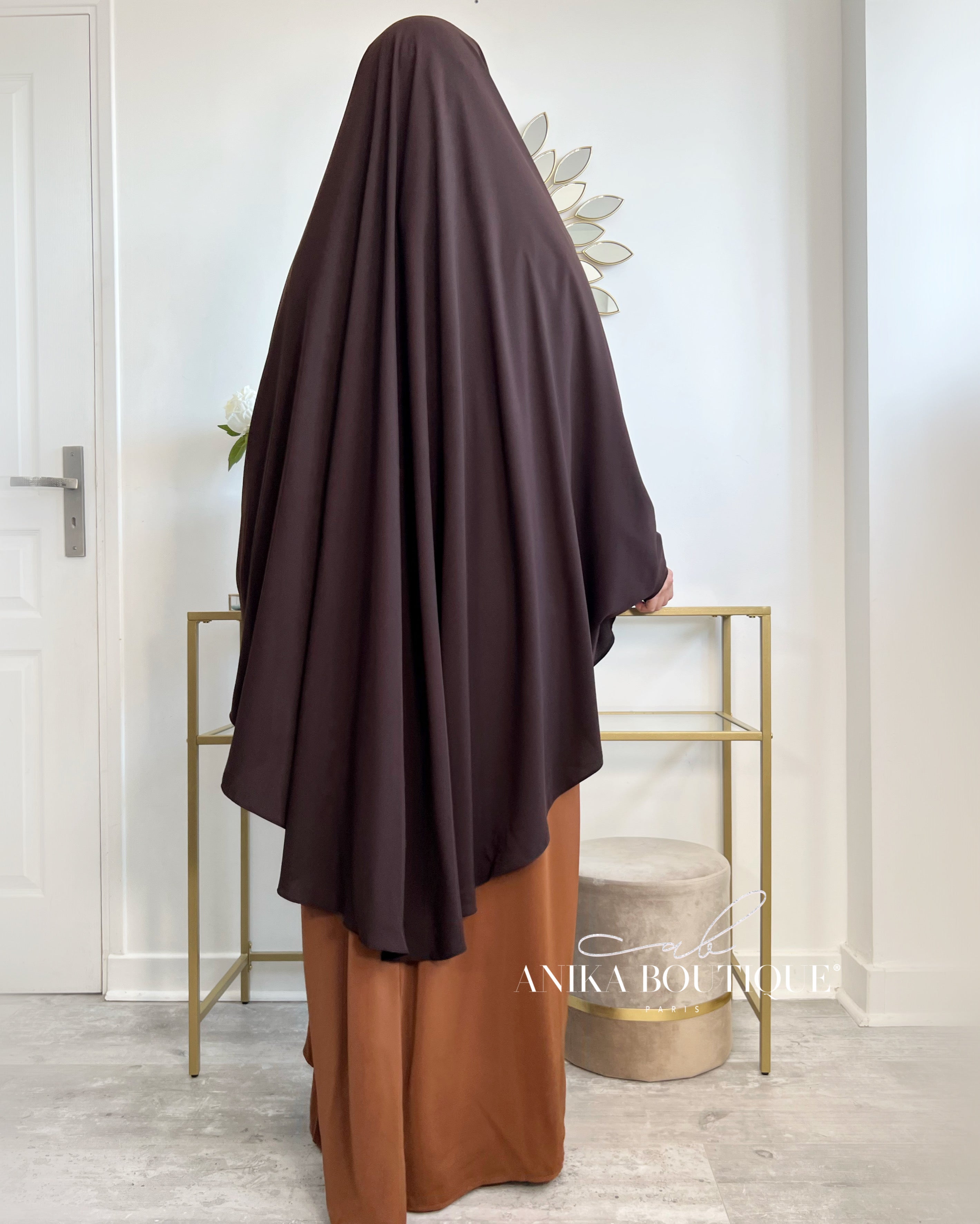 Khimar à manchettes made in Turquie – Modestie Assurée