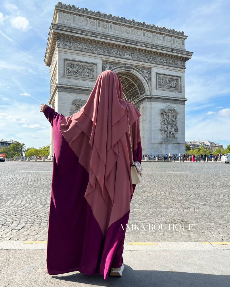 Abaya Rabab avec zip