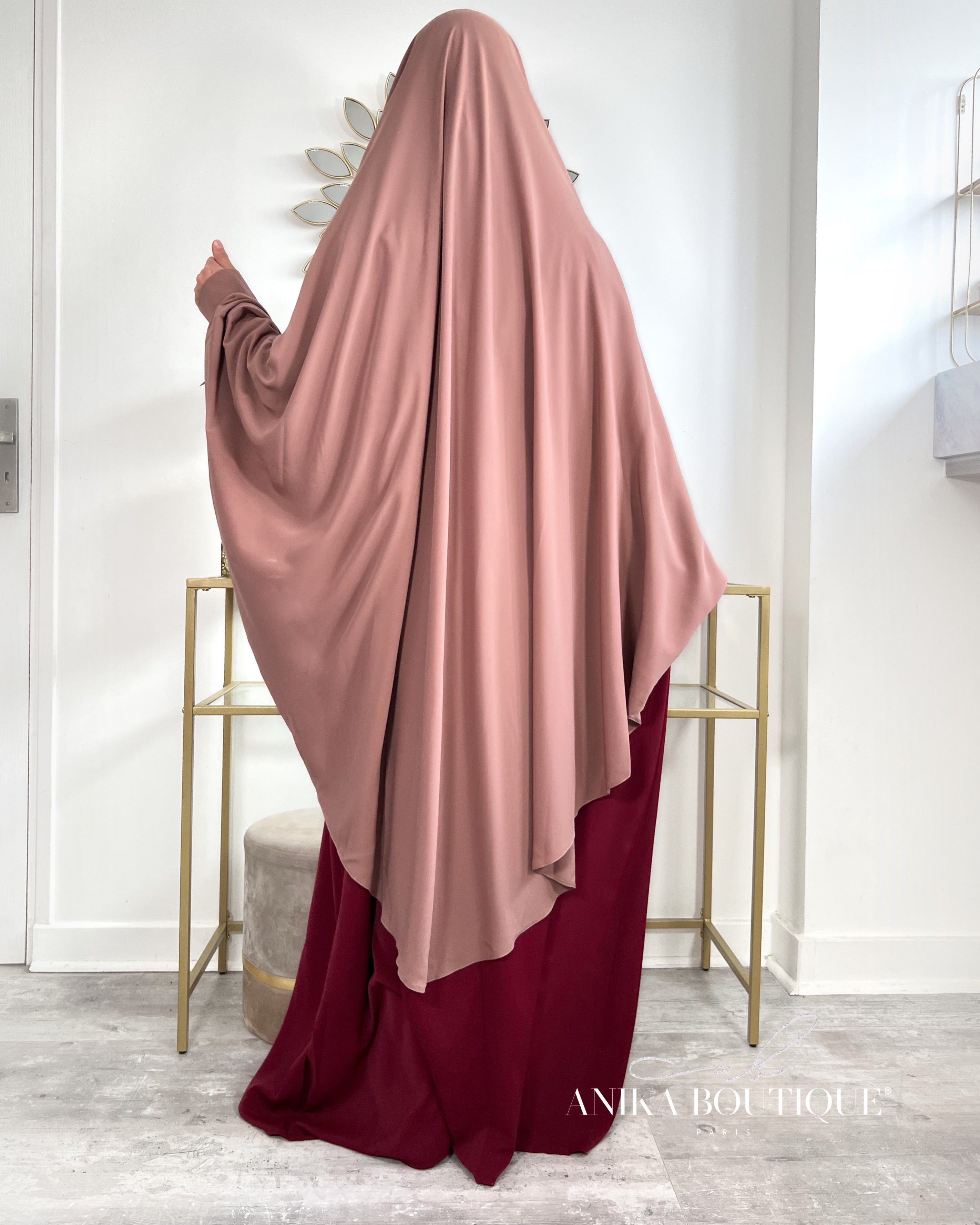 Khimar à manchettes made in Turquie – Modestie Assurée