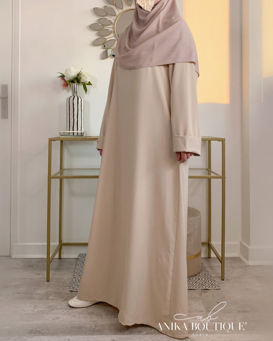 Abaya basic beige
