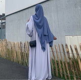 Abaya Namra soie de medine manches bouffantes